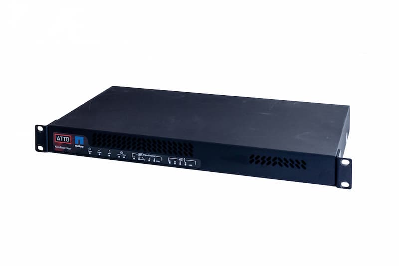 ATTO FibreBridge 7500N Storage Controller, 2x 16G FC SFP, 4x 12G SAS SFF-8644, 2x 150W PSU ATTO FibreBridge 7500N Storage Controller, 2x 16G FC SFP, 4x 12G SAS SFF-8644, 2x 150W PSU