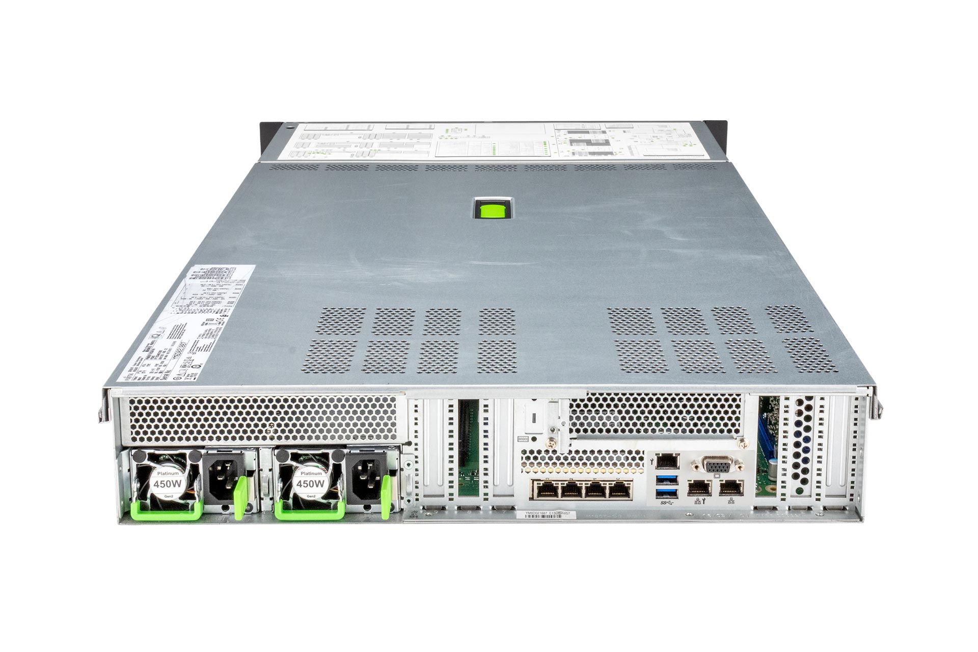 Fujitsu RX2540 M4 Rack Server, 2x Silver 4110 2.10GHz, 8-Core, noRAM, 8x SFF, EP400i