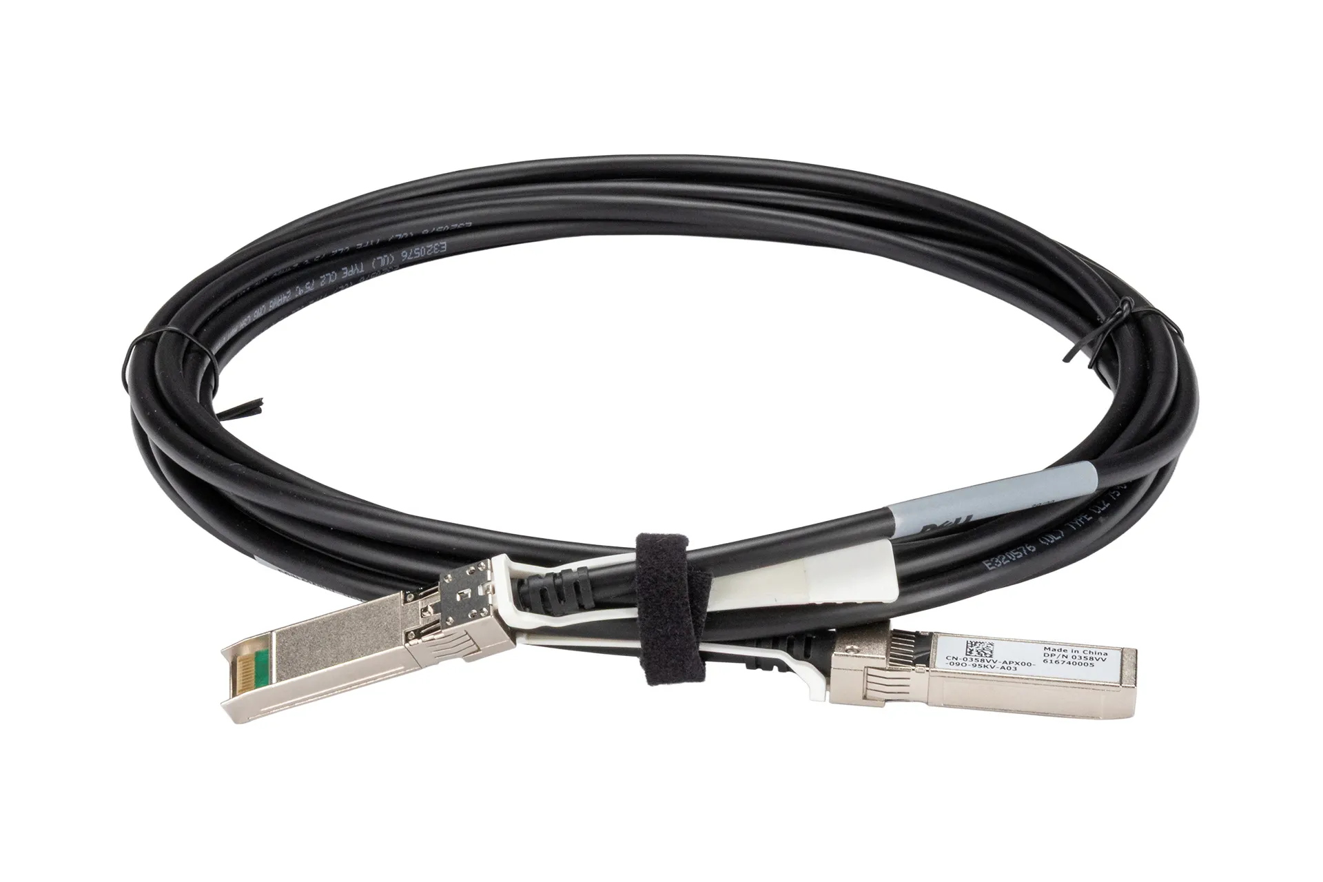 Dell Kabel Direct Attached Copper, DAC Twinax, 10GbE SFP+ auf SFP+, 5m Dell Kabel Direct Attached Copper, DAC Twinax, 10GbE SFP+ auf SFP+, 5m