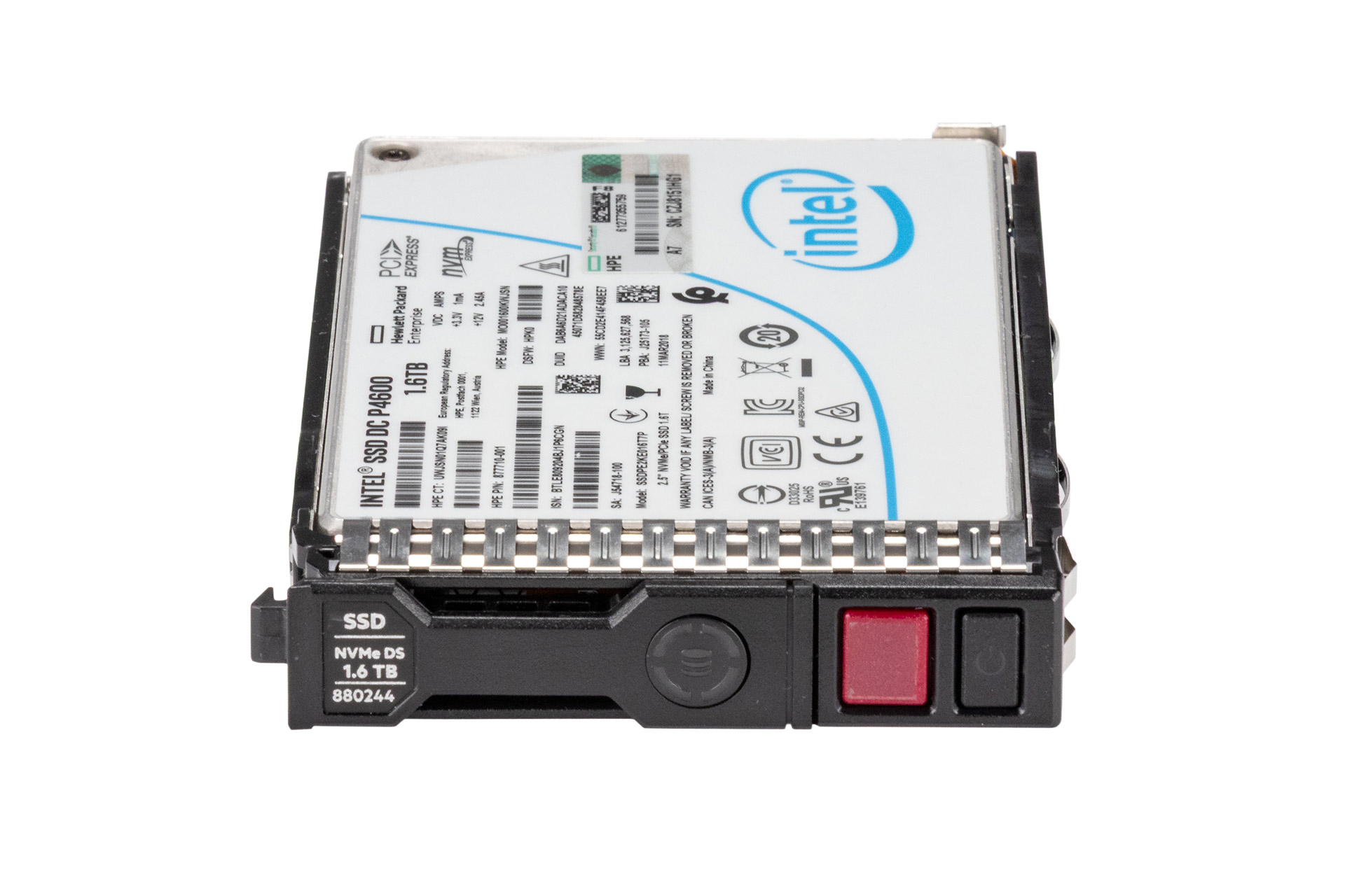 HPE 1.6TB NVMe x4 SSD, 2.5 Zoll SFF Festplatte für Server, MU