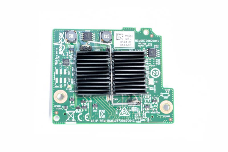 DELL NIC Broadcom 5720 Daughter Card for M620/M630 (VRTX), 1GbE QP DELL NIC Broadcom 5720 Daughter Card for M620/M630 (VRTX), 1GbE QP