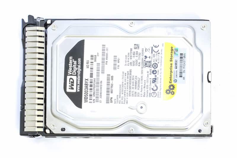 HP HDD 500GB 6G SATA 7.2k 3.5" SC MDL, 658084-001