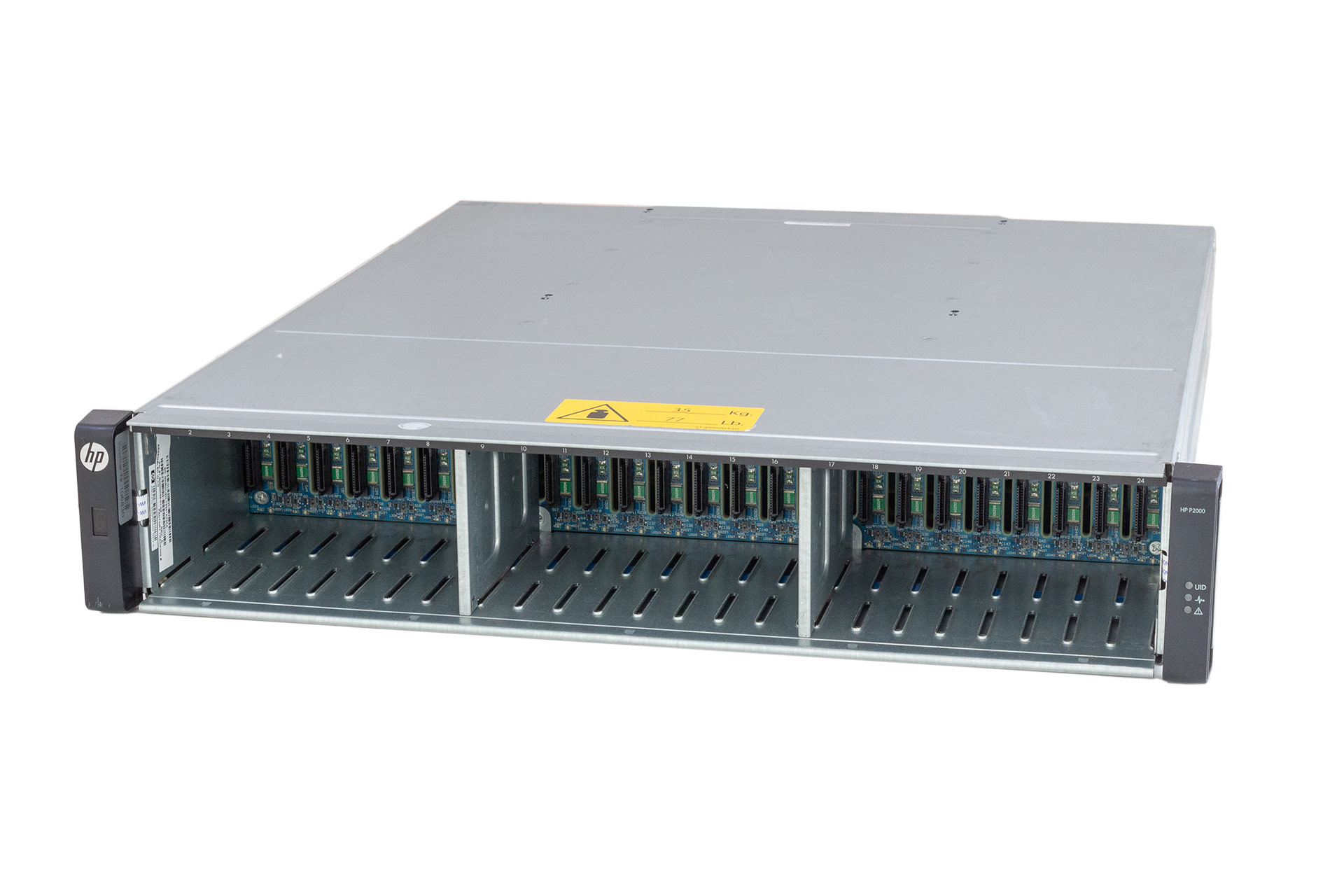 HPE P2000 G3 SAS MSA Dual  Controller (2x AW592B) Array, 24xSFF