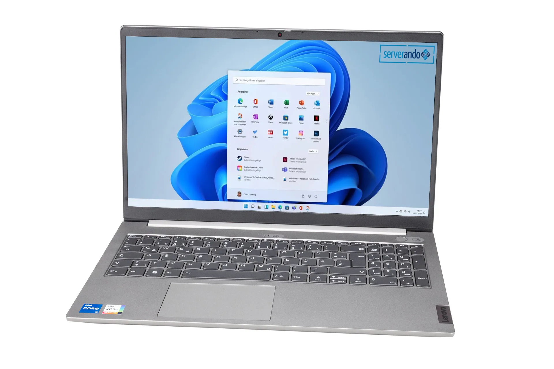 Lenovo ThinkBook 15 G2 ITL, i5-1135G7 2.40GHz, 4-Core, 16GB DDR4, 512GB NVMe SSD, 15.6 Zoll, Win11Pro