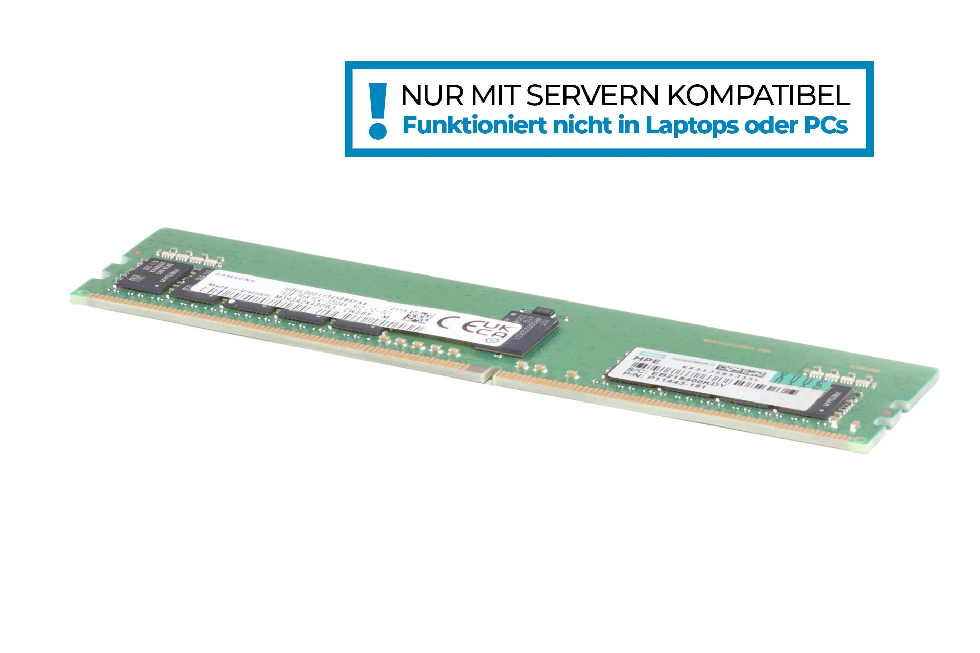 HPE  RAM 16GB 2Rx8 PC4-3200AA, P11443-191
