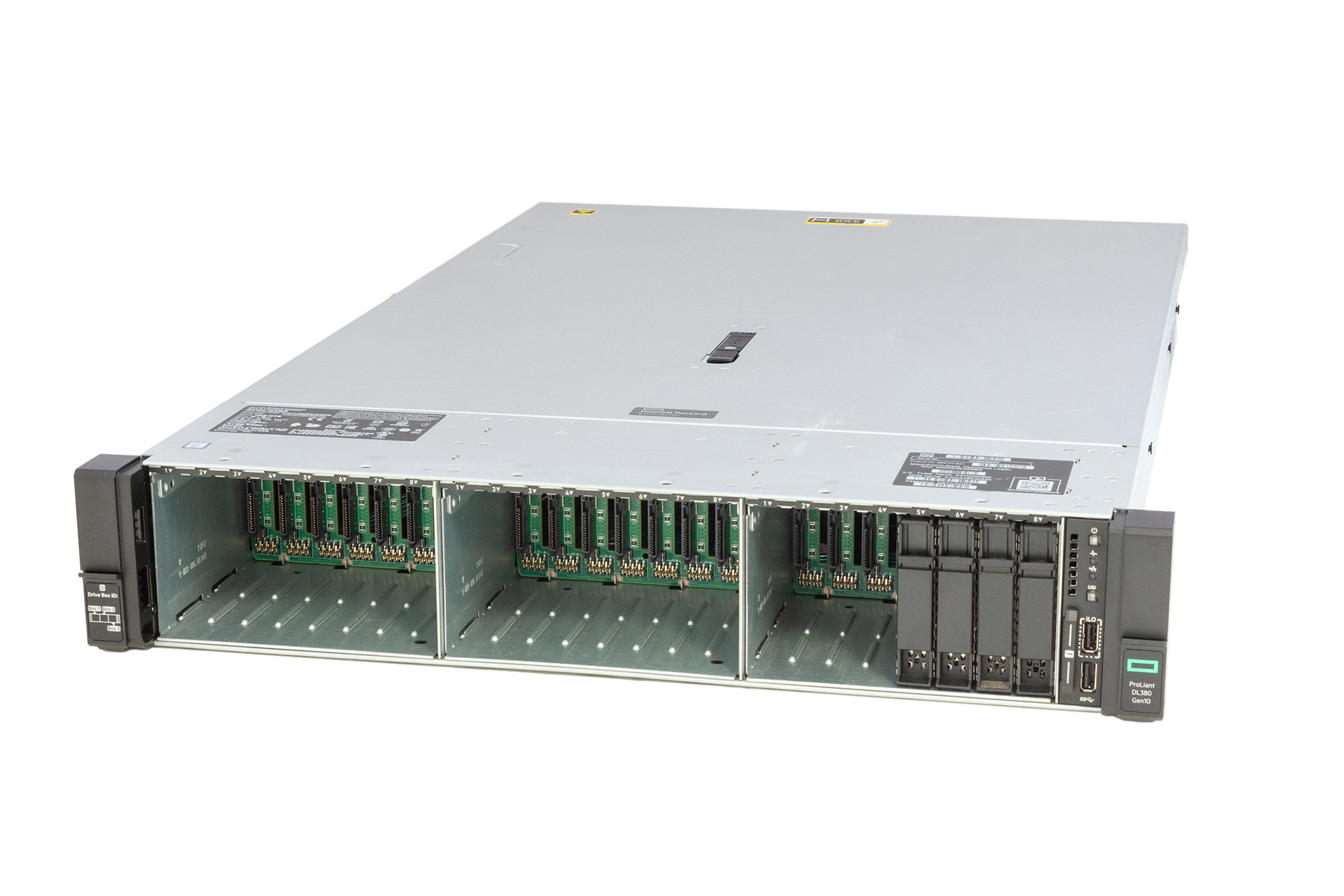 HPE DL380 Gen10, 2x Gold 6126 2.60GHz 12-Core, noRAM, 24xSFF, P408i/2GB/Batt/Exp., 1xCage, 2x800W, cover HPE DL380 Gen10, 2x Gold 6126 2.60GHz 12-Core, noRAM, 24xSFF, P408i/2GB/Batt/Exp., 1xCage, 2x800W, cover