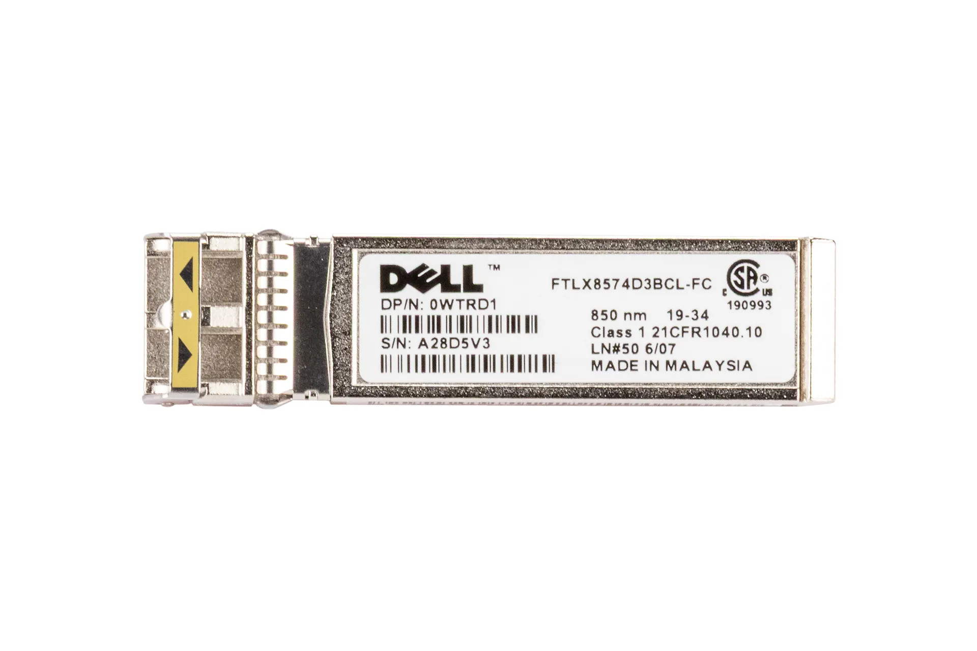 Dell GBIC 10GbE SFP+ 850nm Transceiver