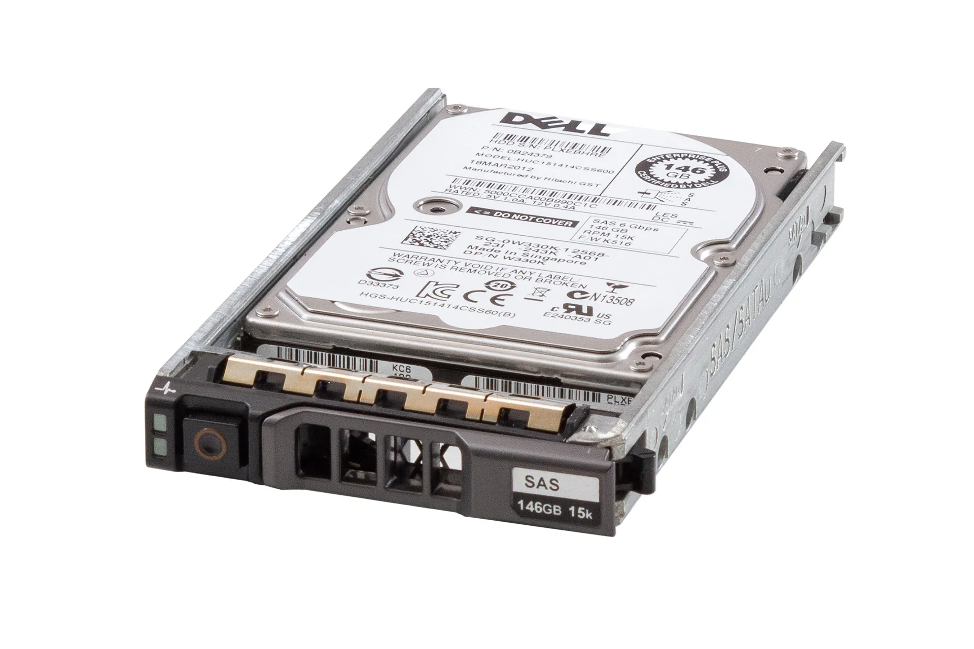 DELL HDD 146GB 6G SAS 15k 2.5" SFF Festplatte