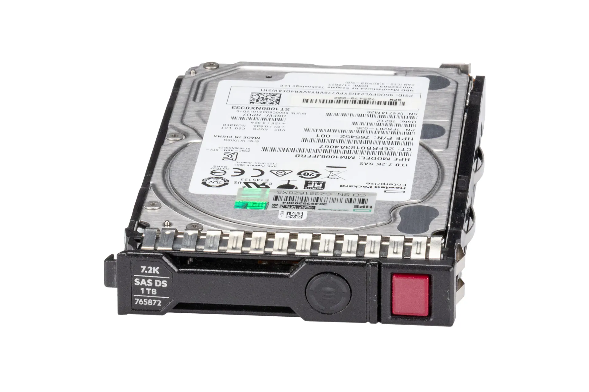 HPE 1TB 12G SAS HDD 7.2k, 2.5 Zoll SFF Festplatte für Server, SC 512e MDL HPE 1TB 12G SAS HDD 7.2k, 2.5 Zoll SFF Festplatte für Server, SC 512e MDL
