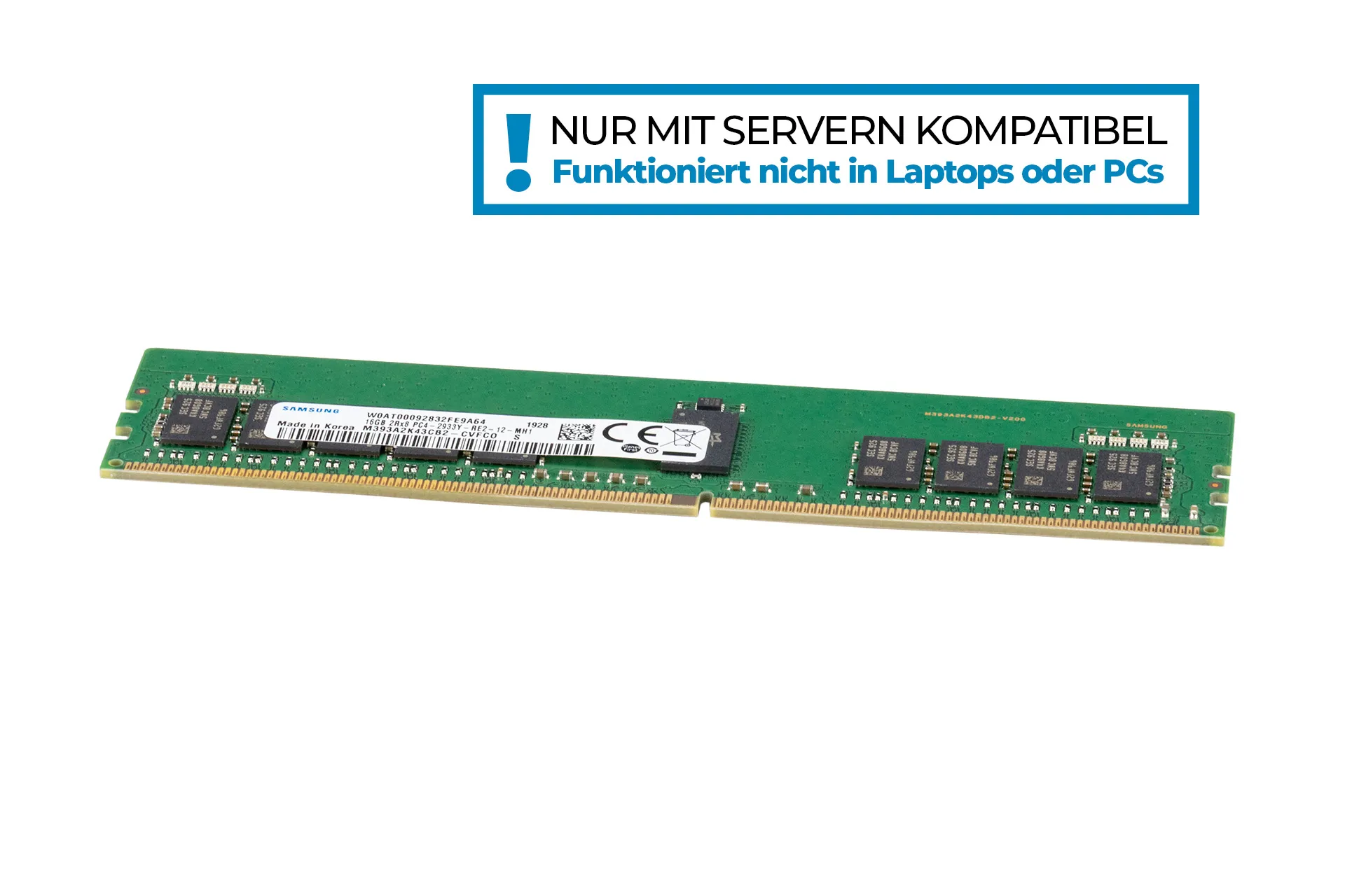 Samsung 16GB DDR4 RAM 2Rx8 PC4-2933Y-R regECC Samsung 16GB DDR4 RAM 2Rx8 PC4-2933Y-R regECC