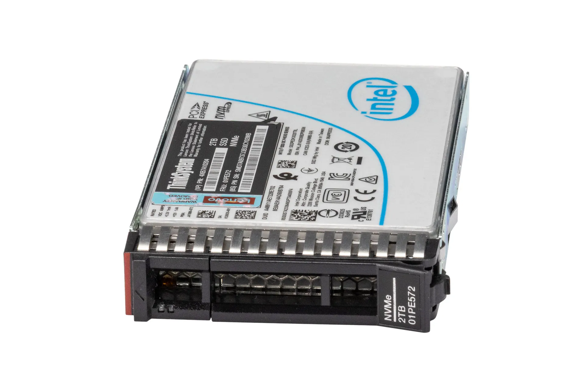 Lenovo DC P4510 2TB PCIe NVMe SSD, 2.5 Zoll SFF Festplatte für Server, inkl. Rahmen SM17A06246 Lenovo DC P4510 2TB PCIe NVMe SSD, 2.5 Zoll SFF Festplatte für Server, inkl. Rahmen SM17A06246