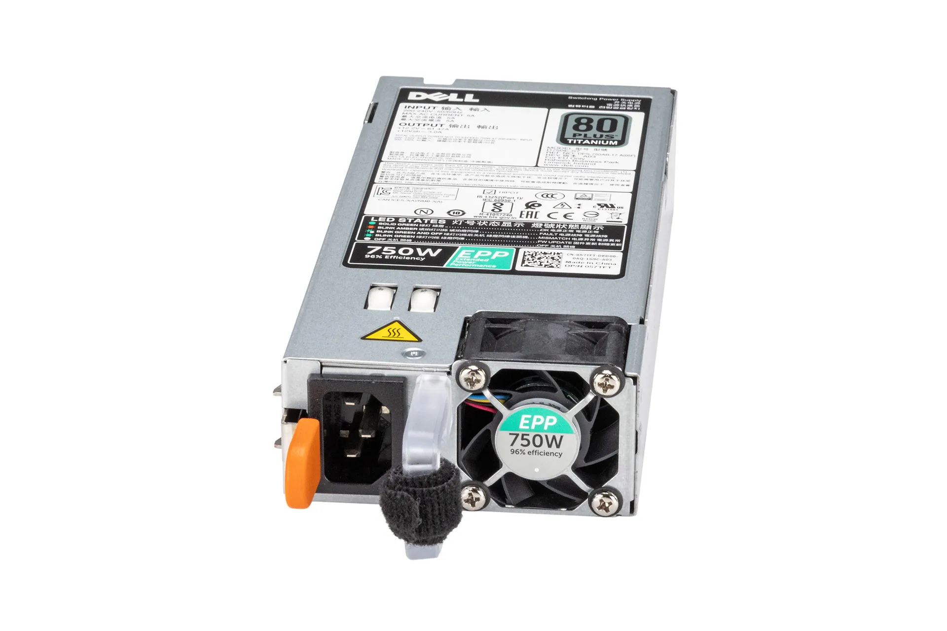 Dell PSU 750W 80+ Platinum Netzteil für Poweredge R530, R630, R730 Dell PSU 750W 80+ Platinum Netzteil für Poweredge R530, R630, R730