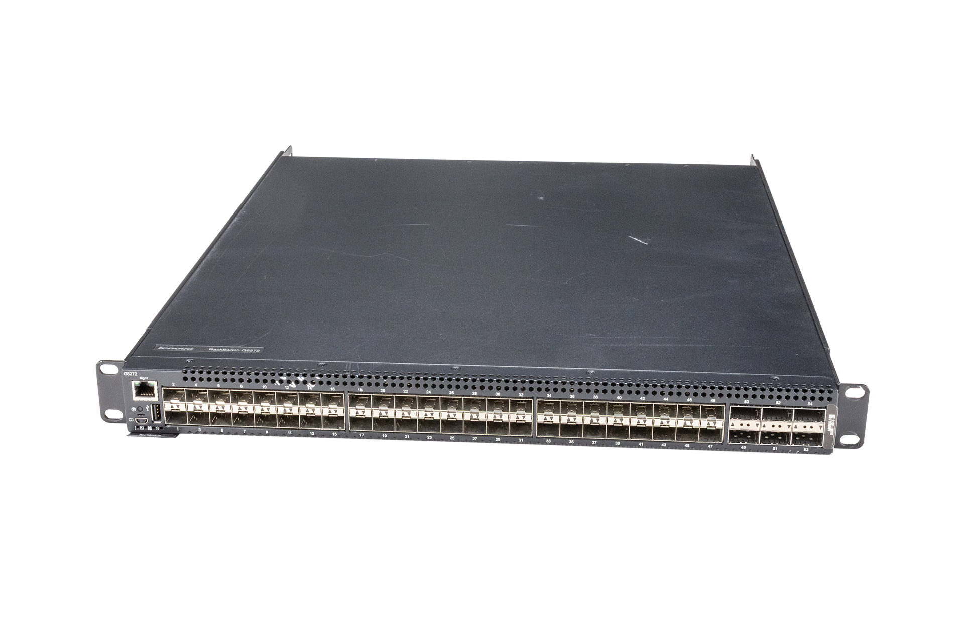 Lenovo G8272 Switch, 48x 10GbE SFP+, 6x 40GbE QSFP+