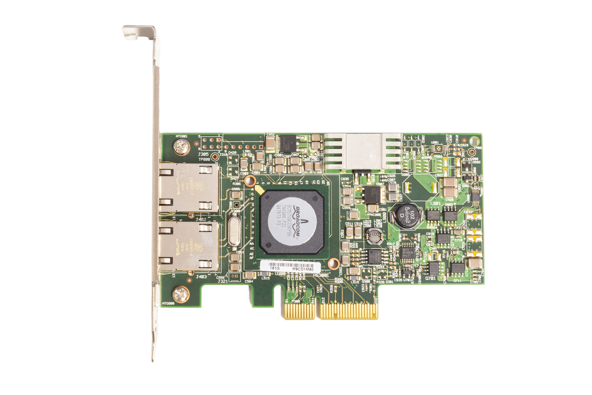 0F169G DELL NIC Broadcom 5709 1Gb DP PCI-E, top 0F169G DELL NIC Broadcom 5709 1Gb DP PCI-E, top