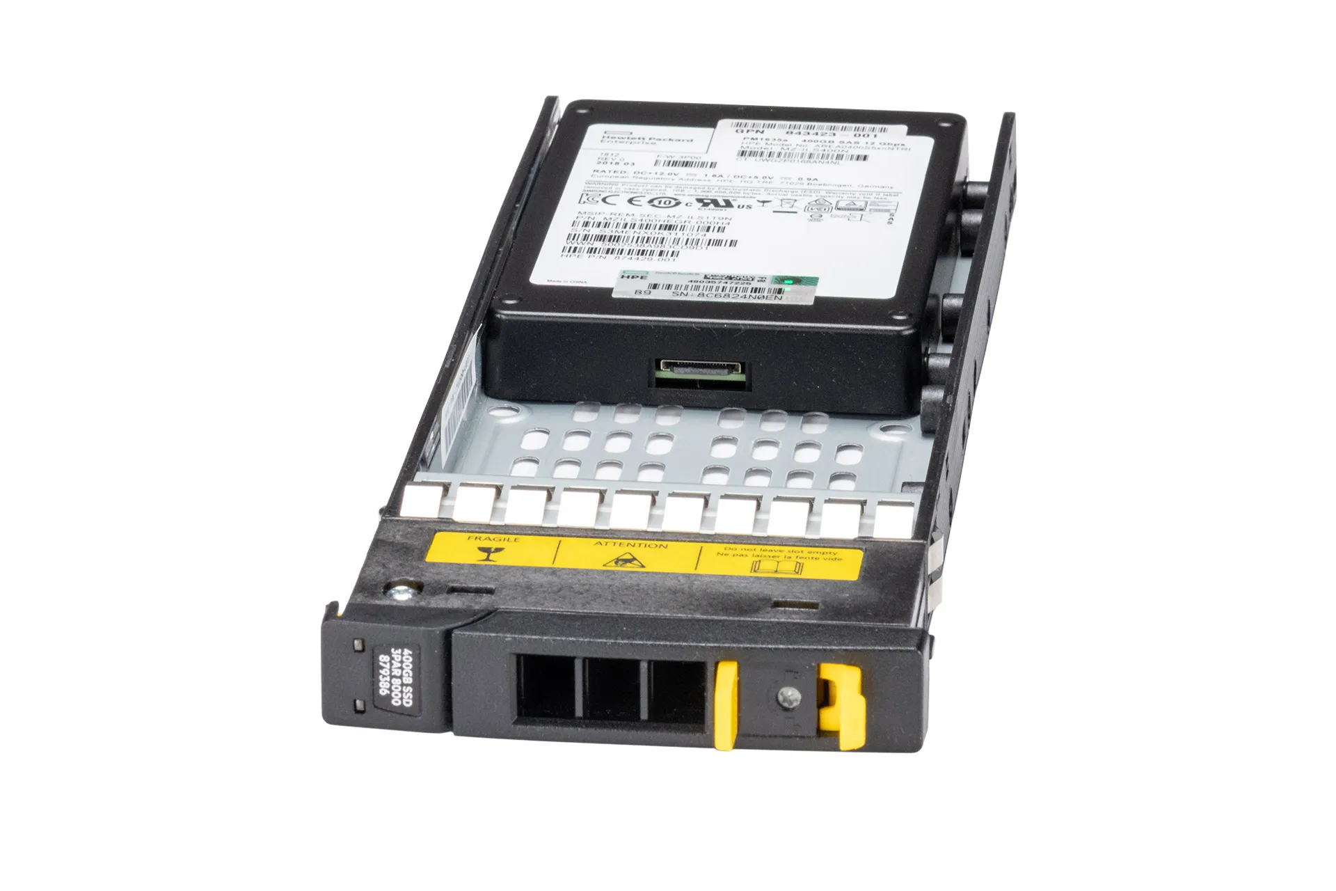 HPE 3PAR SSD 400GB 12G SAS 2.5 Zoll SFF Storage Festplatte für StoreServ 8000, 520b