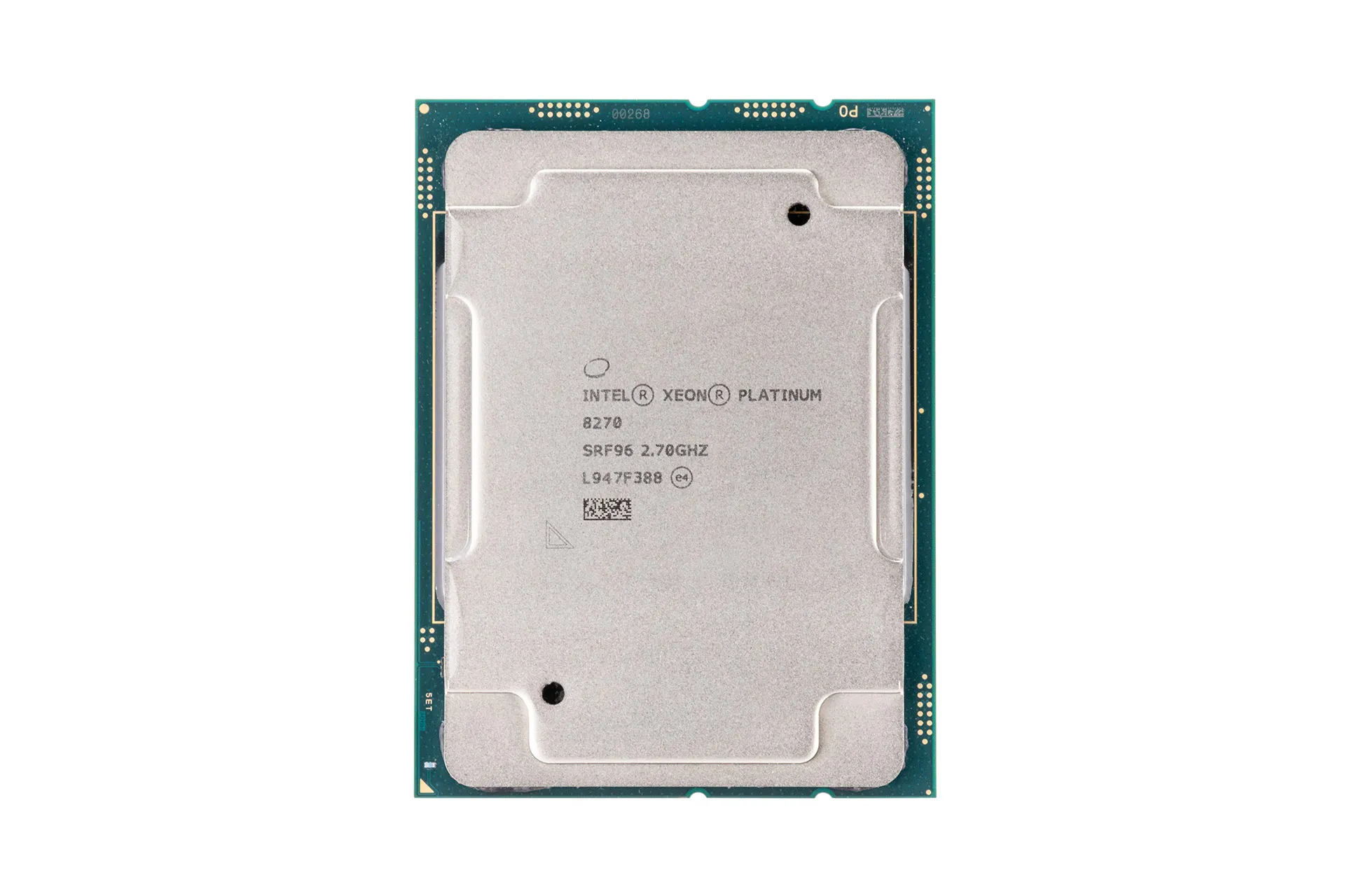 Intel Xeon Platinum 8270 Server Prozessor, 26-Core, 2.70GHz, 35.75MB Cache, 205W TDP Intel Xeon Platinum 8270 Server Prozessor, 26-Core, 2.70GHz, 35.75MB Cache, 205W TDP