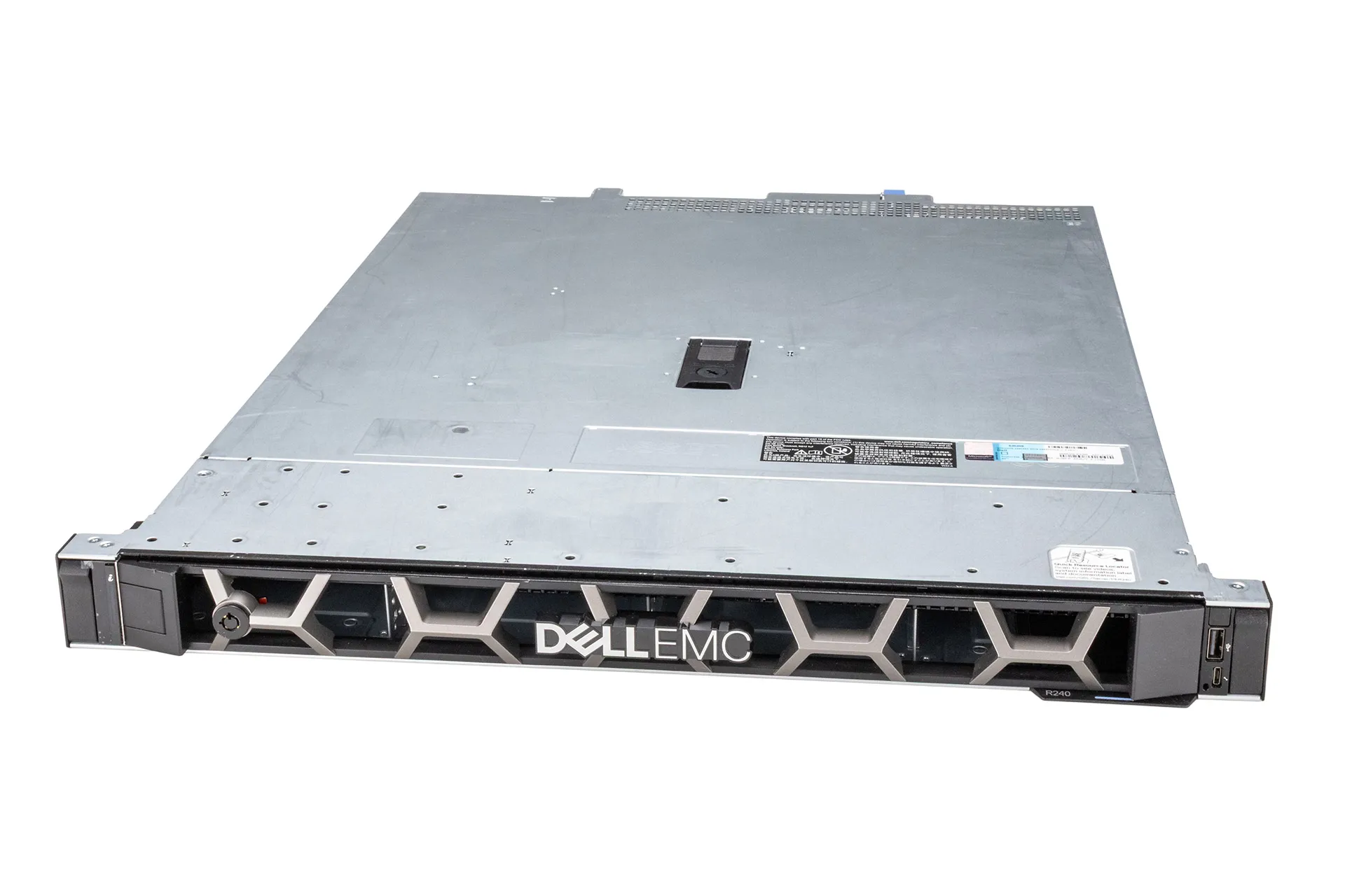 Dell PowerEdge R240 Rack Server, 1x E-2124 3.30GHz, 4-Core, 4x LFF, PERC H330