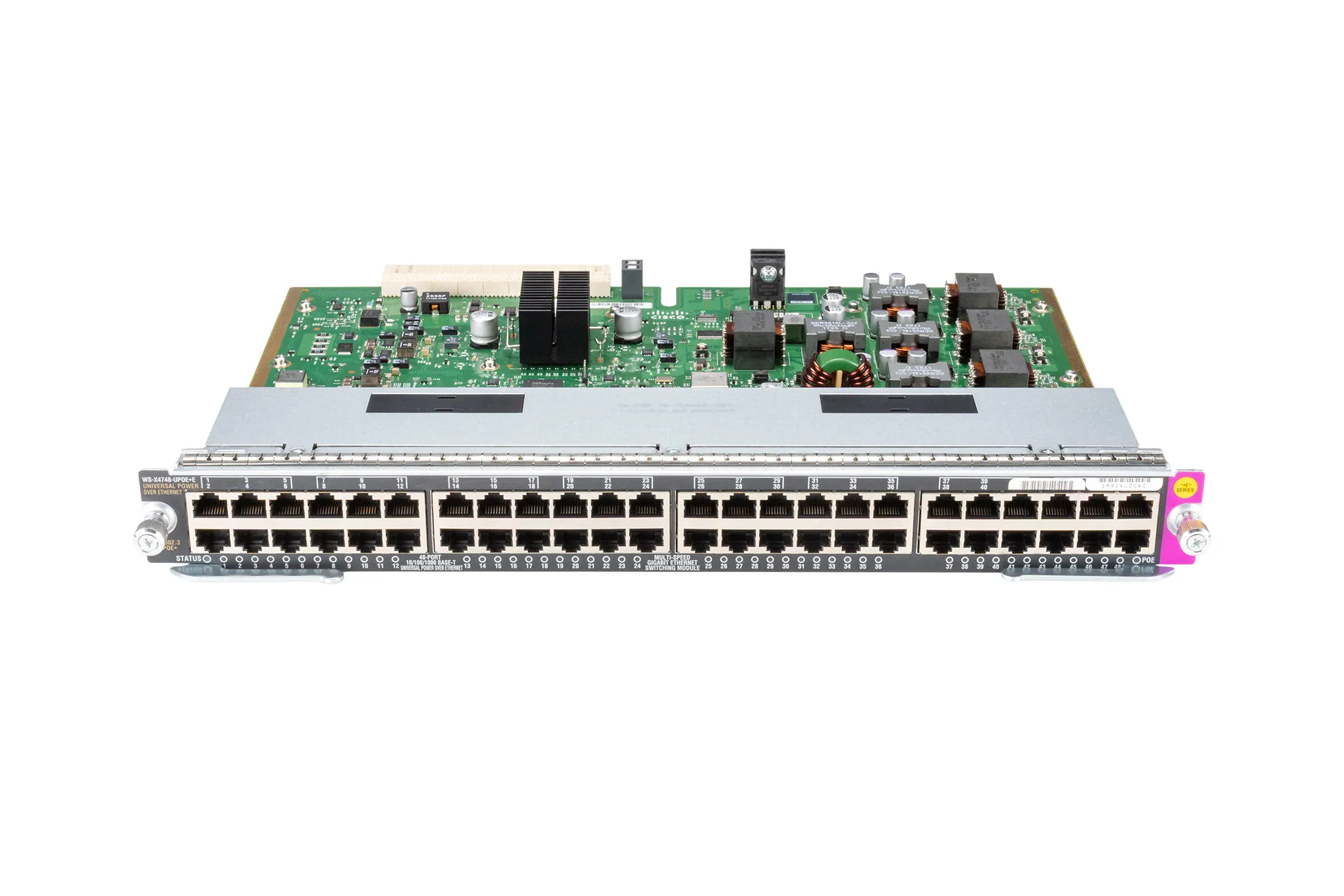Cisco Catalyst 4500E Switch Module, 48x RJ45 GbE PoE (max 30W per Port)