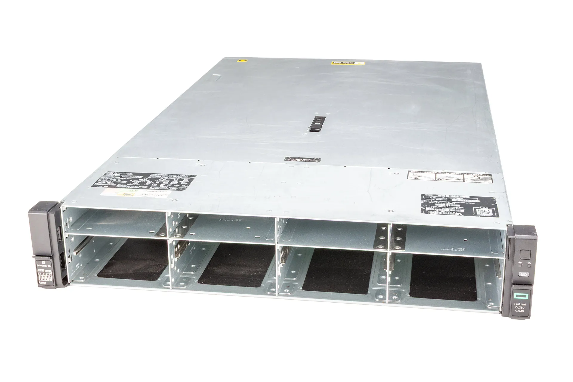 HPE ProLiant DL380 Gen10 Rack Server, 2x Silver 4210R 2.4GHz, 10-Core, 32GB RAM, 16x LFF + 2x SFF, P816i/4G 868705-B21 2xGold5215 cover