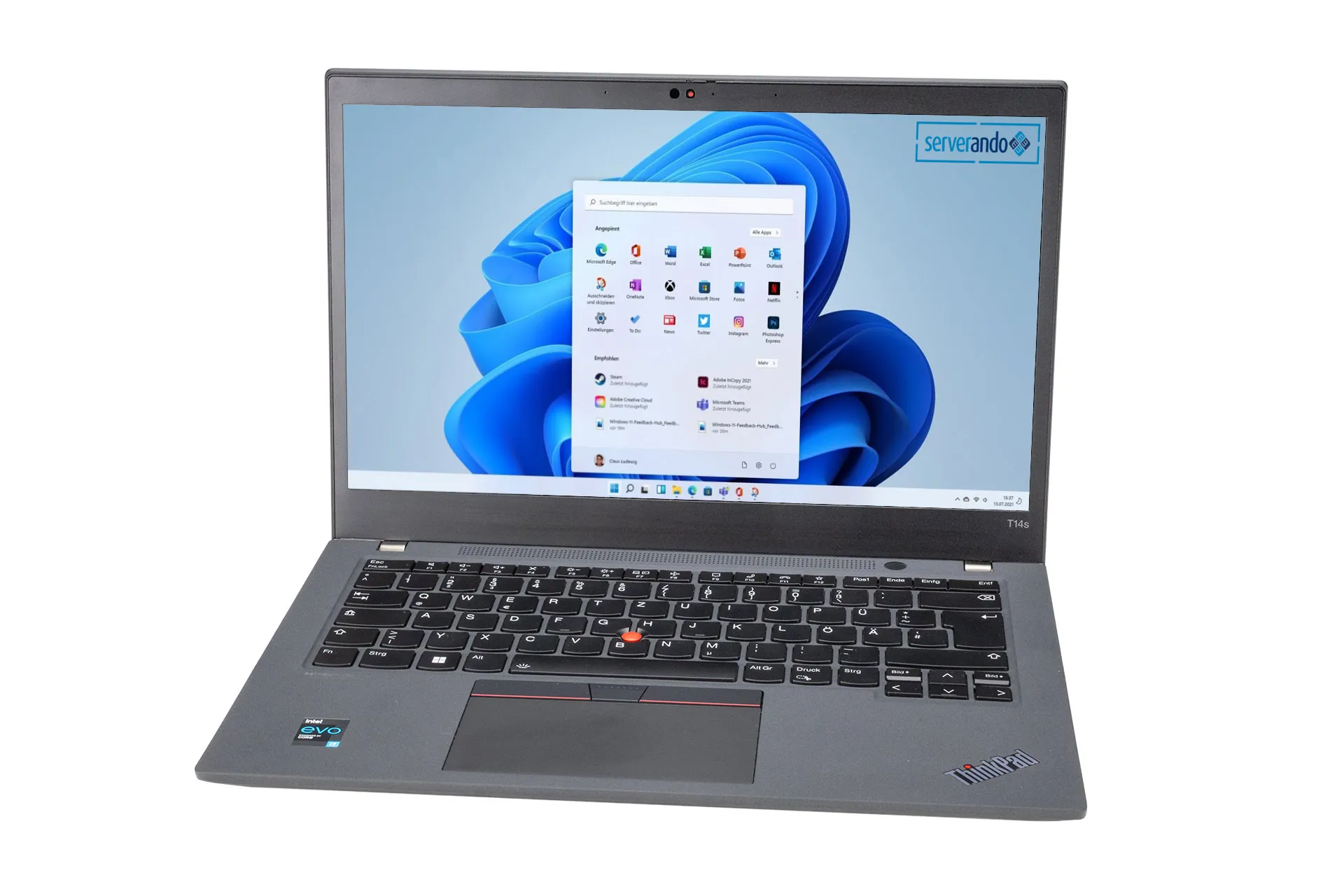 Lenovo ThinkPad T14s Gen2i, i7-1165G7 2.80GHz, 4-Core, 16GB LPDDR4, 512GB NVMe, 14 Zoll, Win11Pro Lenovo ThinkPad T14s Gen2i, i7-1165G7 2.80GHz, 4-Core, 16GB LPDDR4, 512GB NVMe, 14 Zoll, Win11Pro