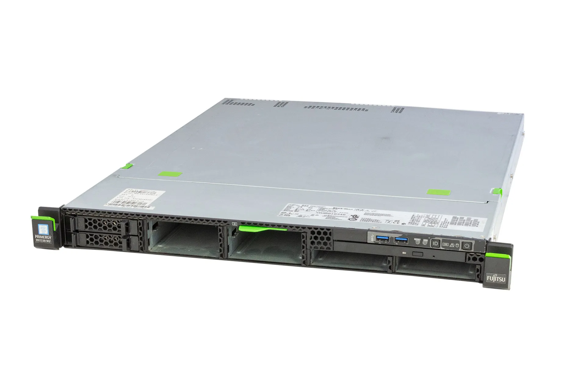 FUJITSU RX1330 M2, 1x E3-1230v5 3.40GHz, 4-Core, 32GB PC4-2133, 4xSFF, CP400i, 2x800W