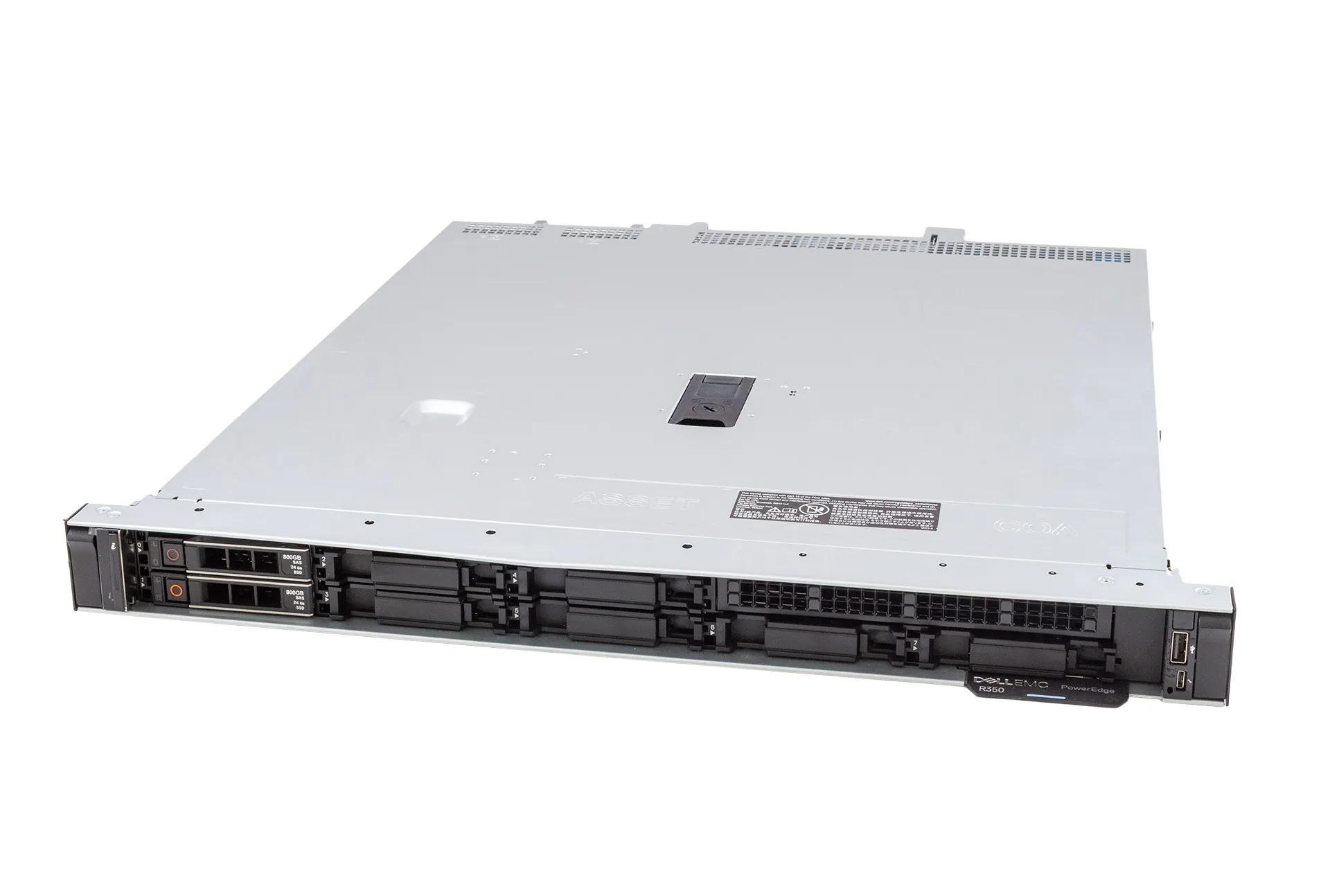 DELL PowerEdge R350 Rack Server, 1x E5-2314, 2.8GHz, 4-Core, 32GB PC4, 8xSFF, H355