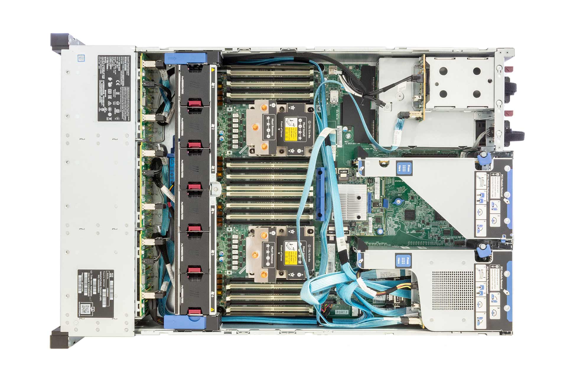 HPE DL380 Gen10, 2x Gold 6126 2.60GHz 12-Core, noRAM, 24xSFF, P408i/2GB/Batt/Exp., 1xCage, 2x800W, top HPE DL380 Gen10, 2x Gold 6126 2.60GHz 12-Core, noRAM, 24xSFF, P408i/2GB/Batt/Exp., 1xCage, 2x800W, top