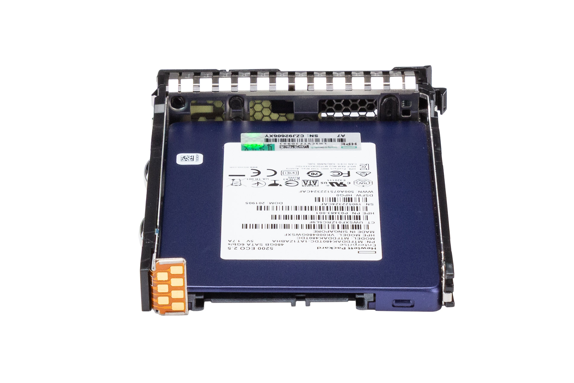 HPE 480GB 6G SATA SSD