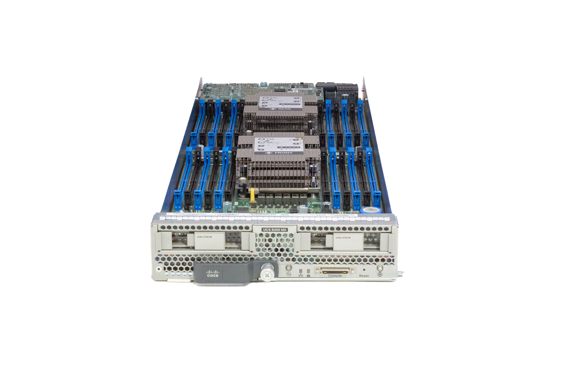 CISCO UCS B200 M5 Blade Server CTO, incl. 2x Heatsink, 1x UCSB-MLOM-40G