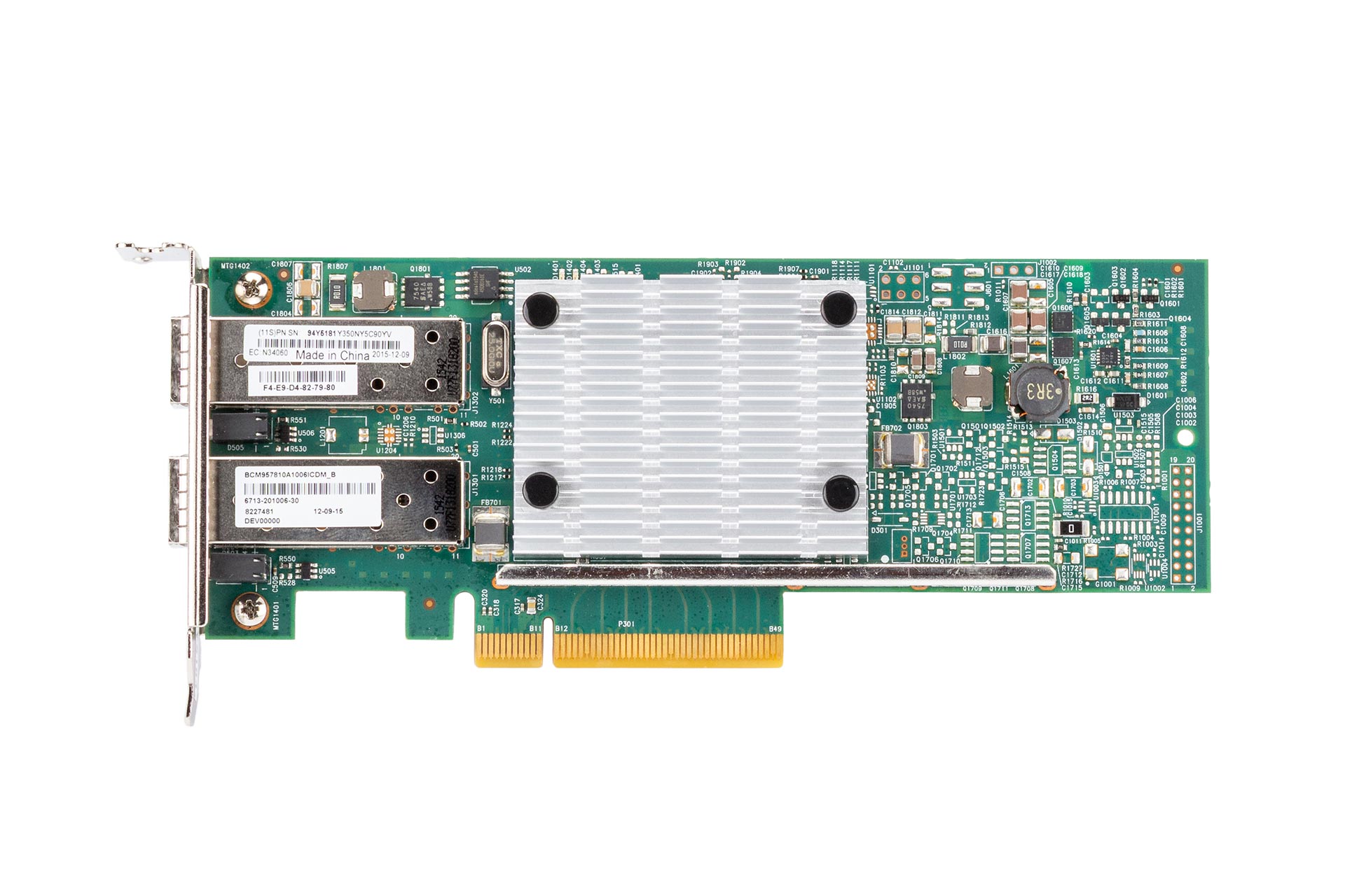 Lenovo Broadcom NetXtreme 10Gb Netzwerkkarte Ethernet SFP Dual Port Low Profile PCI-e NIC