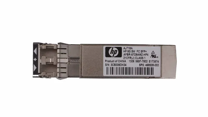 HP GBIC 8GB HP GBIC 8GB SW FC SFP+ Module