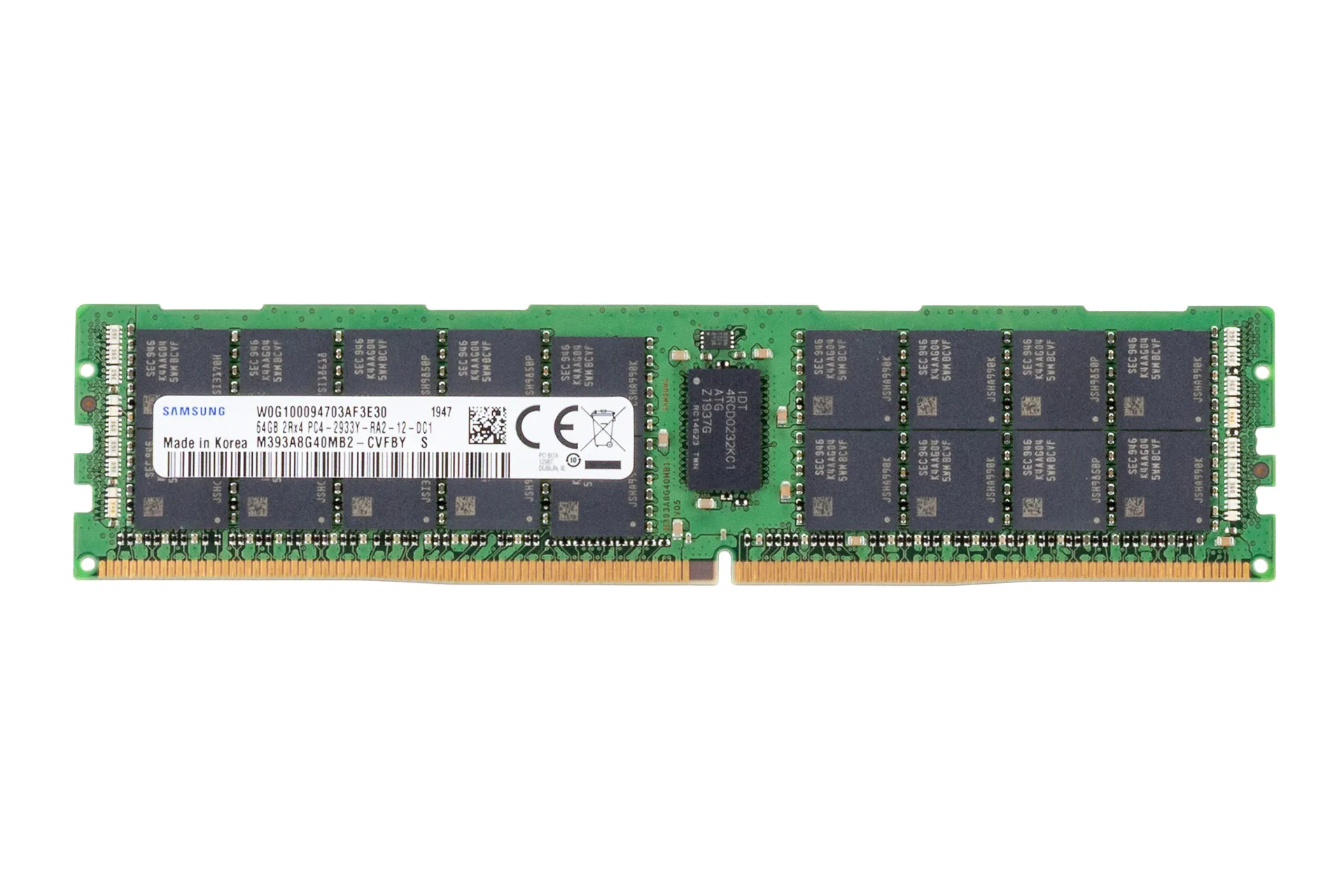 Samsung 64GB DDR4 RAM 2Rx4 PC4-2933V regECC