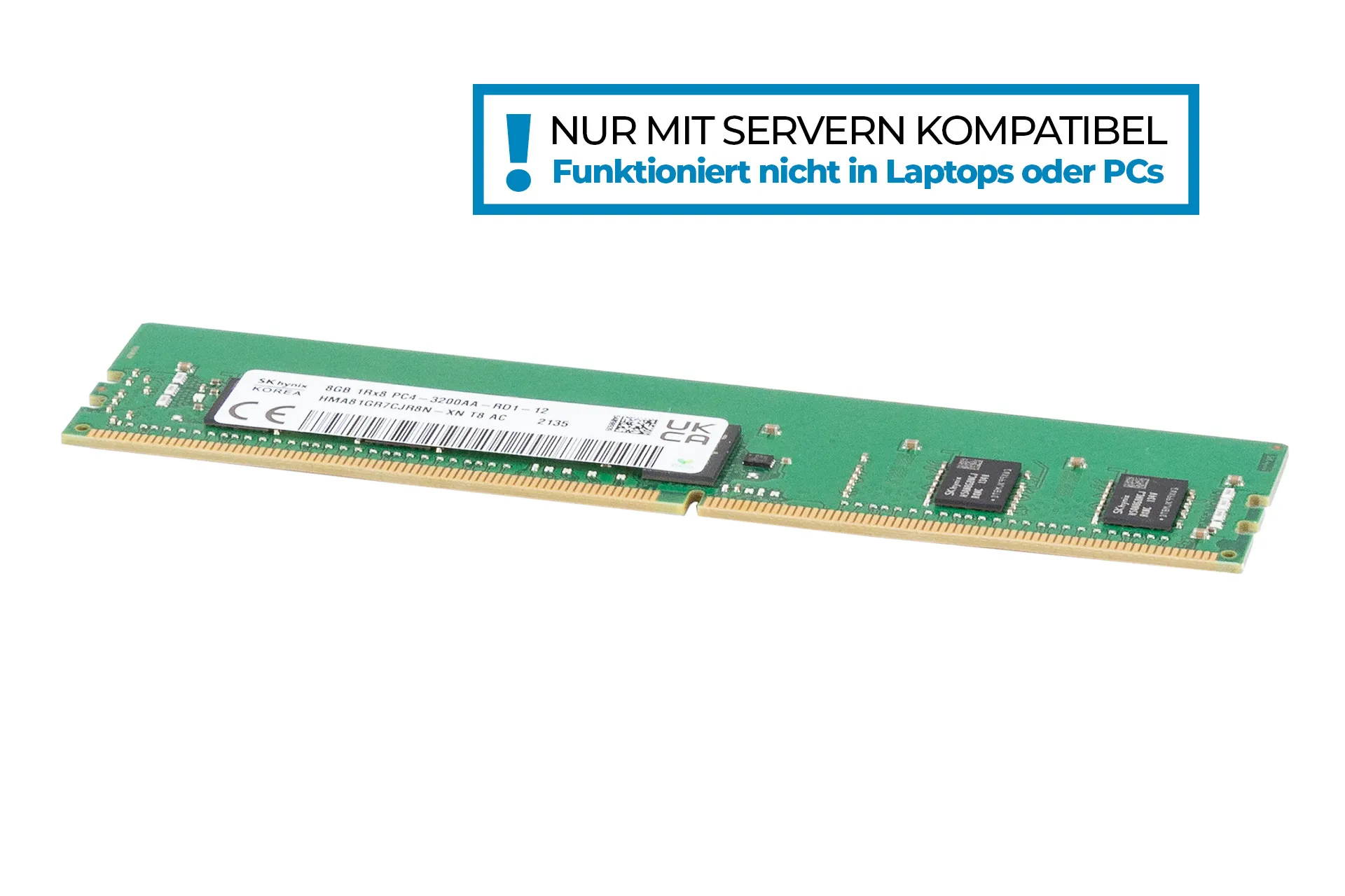 HYNIX 8GB DDR4 RAM 1Rx8 PC4-3200AA-R regECC HYNIX 8GB DDR4 RAM 1Rx8 PC4-3200AA-R regECC