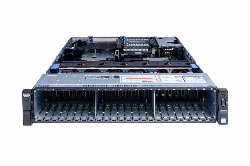 DELL R730xd, 2x E5-2620v4 2.1GHz, 8-Core, noRAM, 24xSFF, PERC H730mini, 2x750W