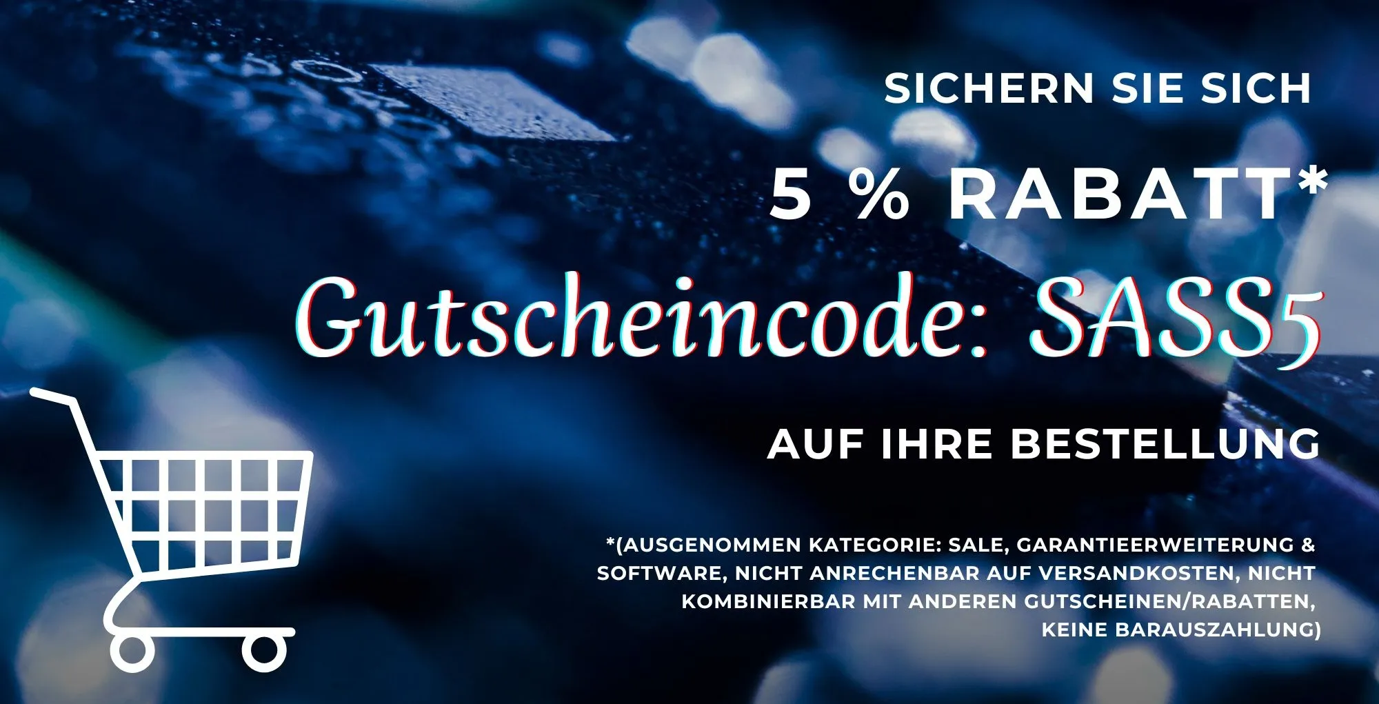 SASS5 Gutschein für 5% Rabatt SASS5 Gutschein für 5% Rabatt