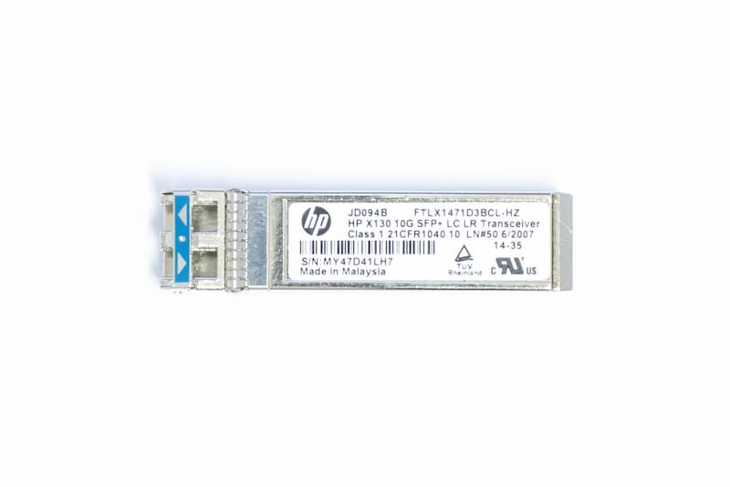 HP GBIC X130 10G SFP+ LC LR HP GBIC X130 10G SFP+ LC LR Transceiver