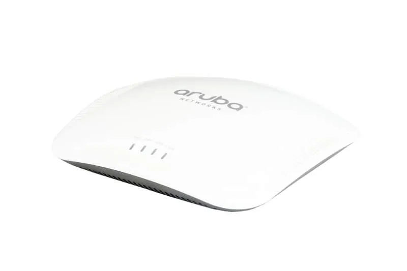 HPE Aruba AP-205 WLAN Access Point, controller-based, integrated antenna (no PSU, only PoE-Boot) HPE Aruba AP-205 WLAN Access Point, controller-based, integrated antenna (no PSU, only PoE-Boot)