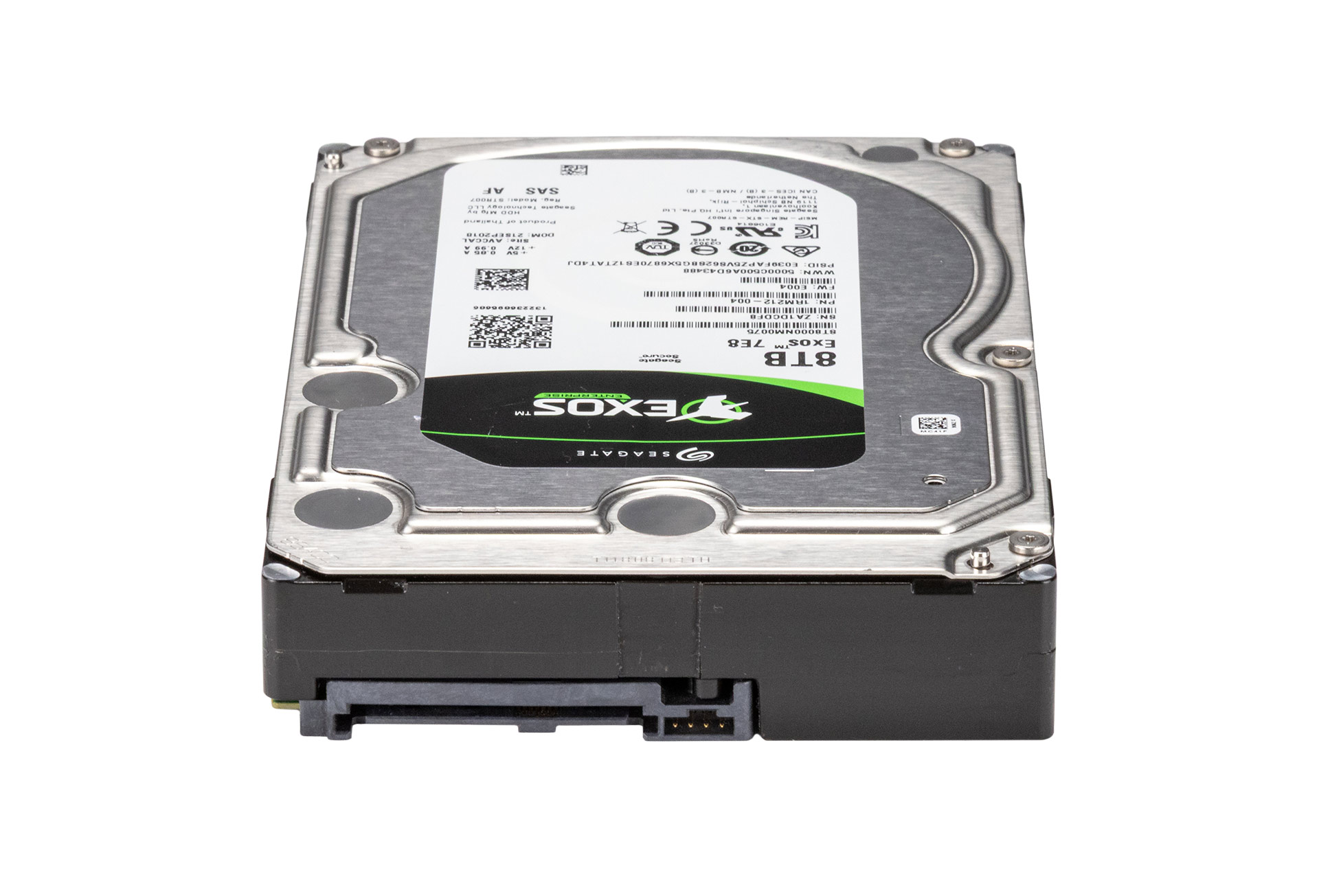 Seagate Exos 7E8 8TB 12G SAS HDD 7.2k, 3.5 Zoll LFF Festplatte für Server, 256MB Cache