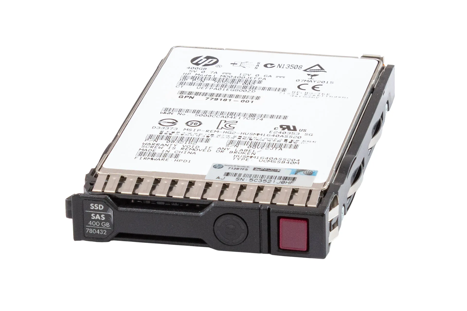 HPE SSD 400GB 12G SAS 2.5" SFF SC H2 ME EM Solid State Disk 