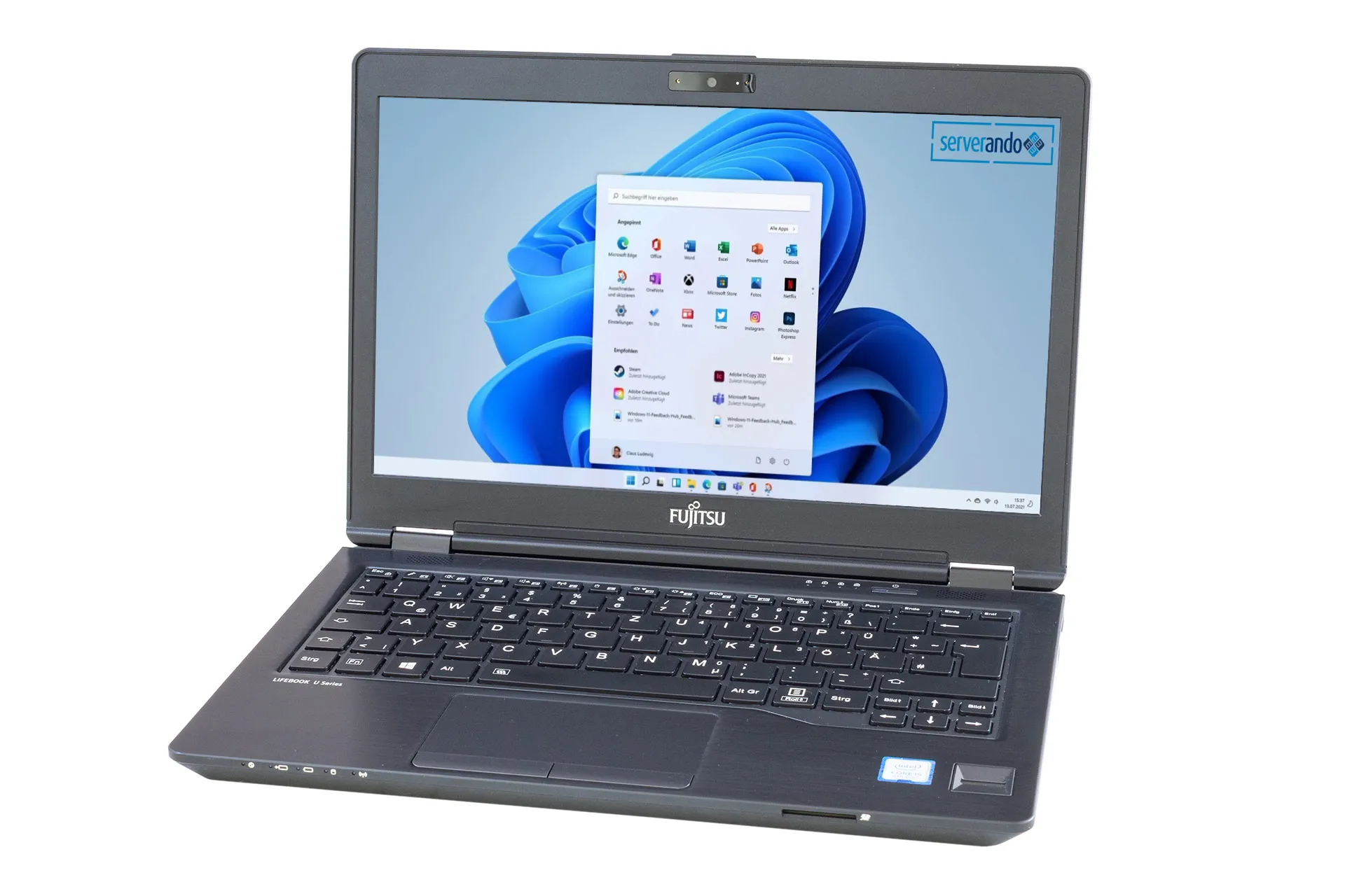 Fujitsu Lifebook U728, i5-8250U 1.60GHz, 4-Core, 8GB PC4, 12.5 Zoll, 256GB SSD, Win11Pro