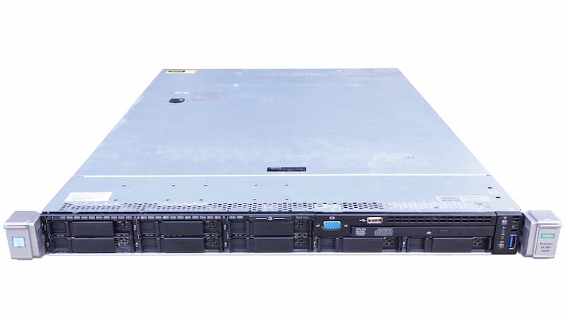 HP ProLiant DL360 Gen9 v4 Rack Server HP ProLiant DL360 Gen9 v4 Rack Server, 1x E5-2680v3@2.5GHz, 12-Core, 16GB PC4-2133, 8xSFF, P440ar/2GB, 2x500W, 19 Zoll