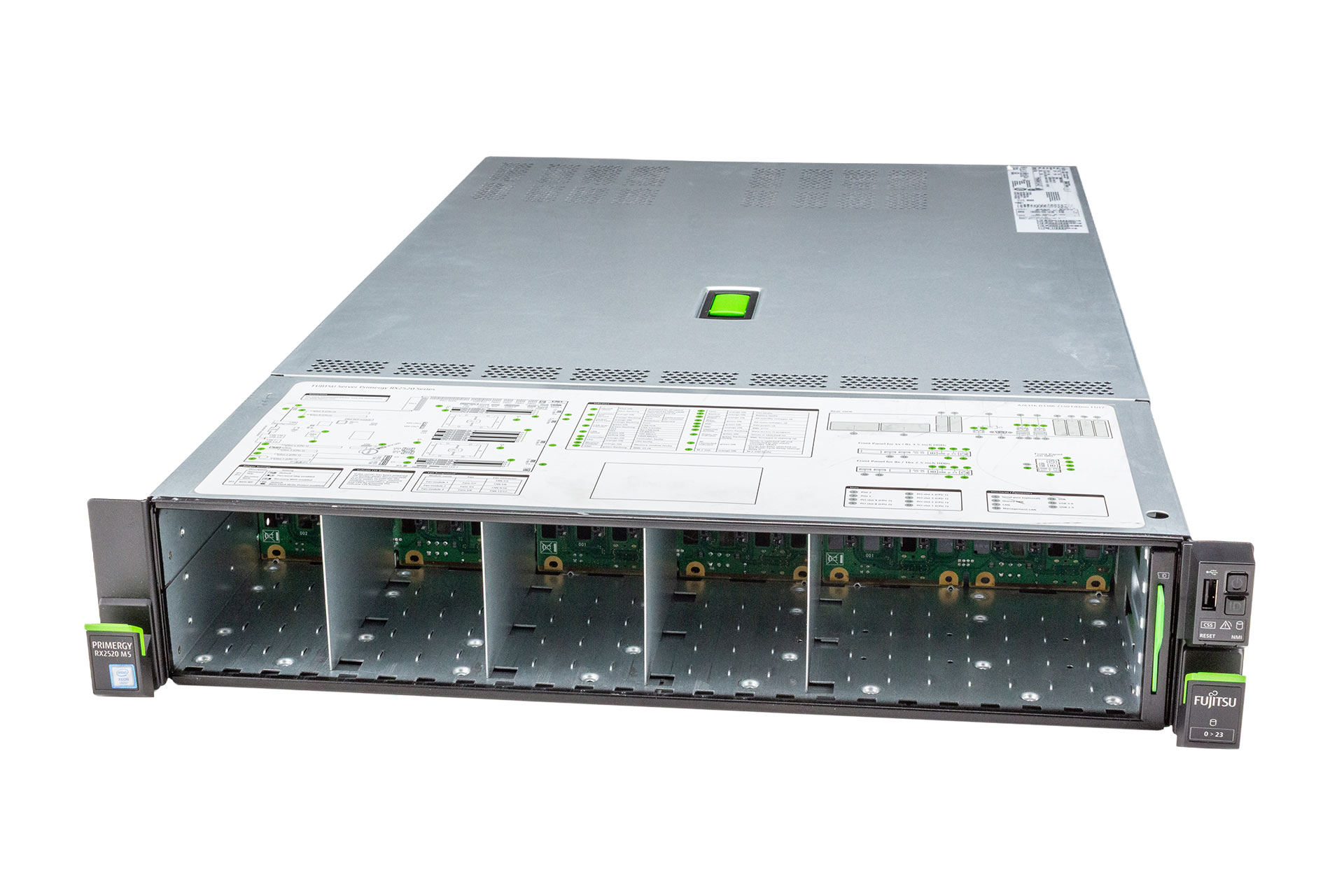 FUJITSU Primergy RX2520 M5 Server, 2x Silver 4208, 24x SFF