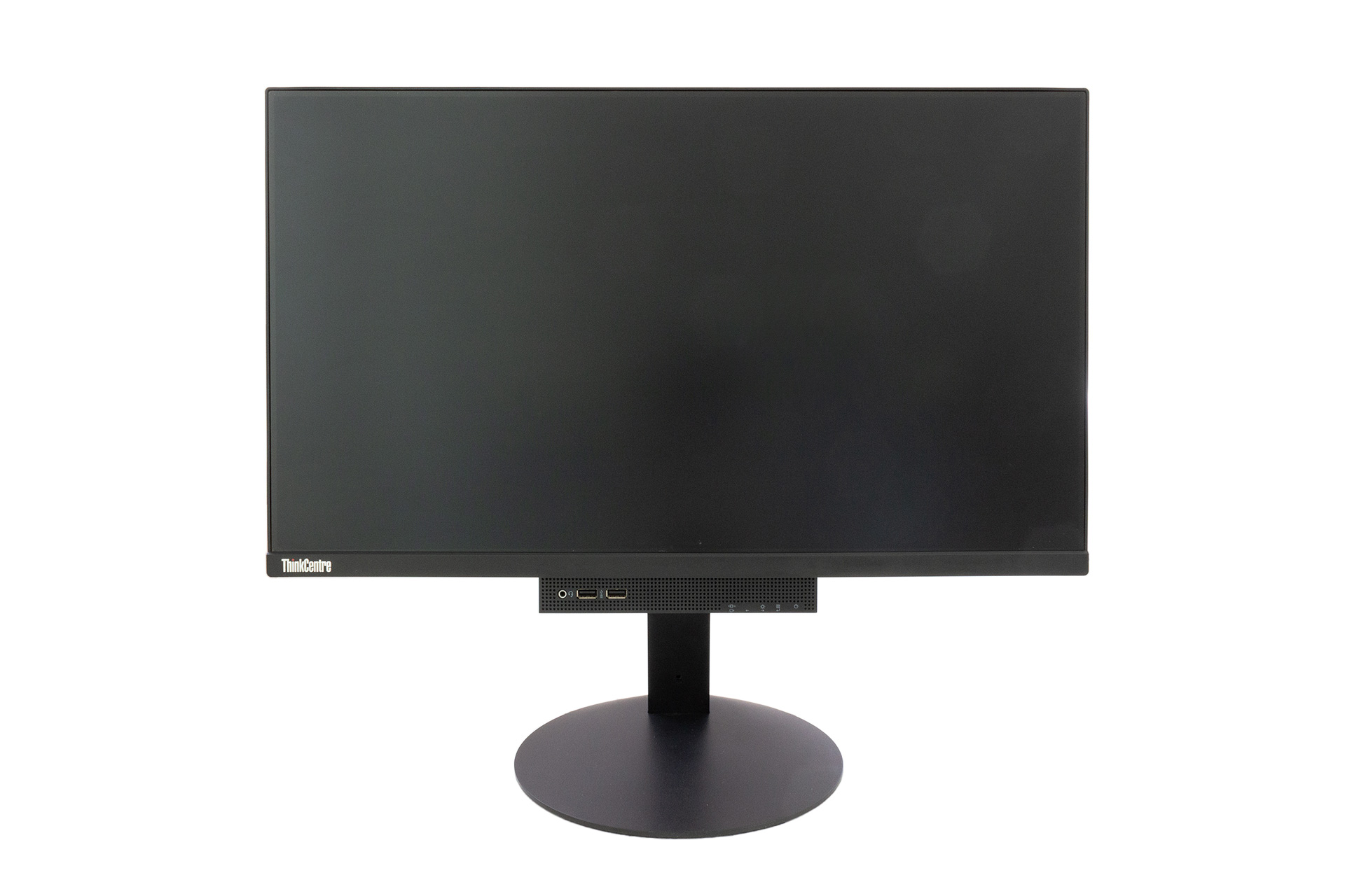 Lenovo ThinkCentre Tiny-In-One24 Gen3 Monitor 24'', Lautsprecher, Webcam, Halterung, front