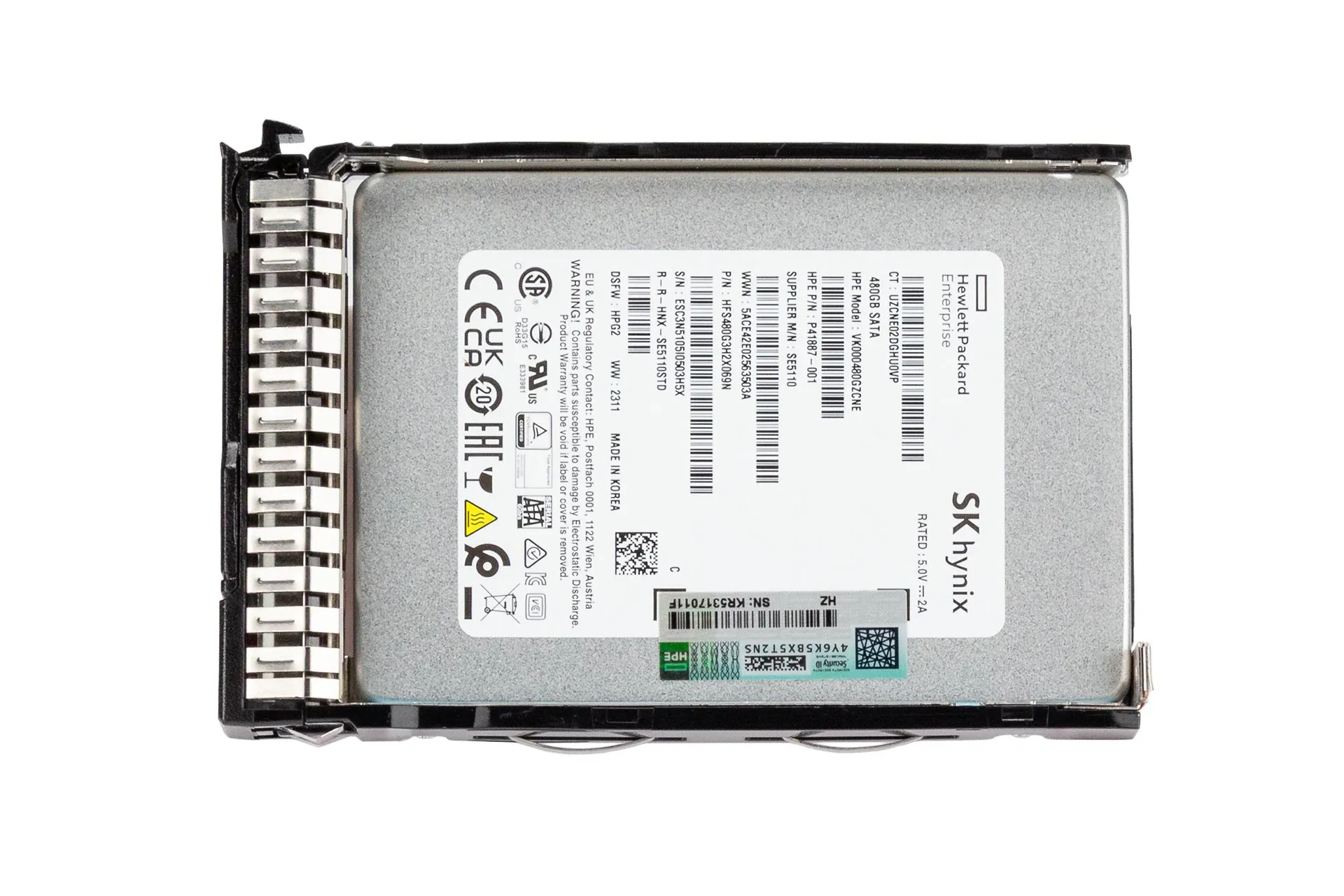 HPE 480GB 6G SATA SSD