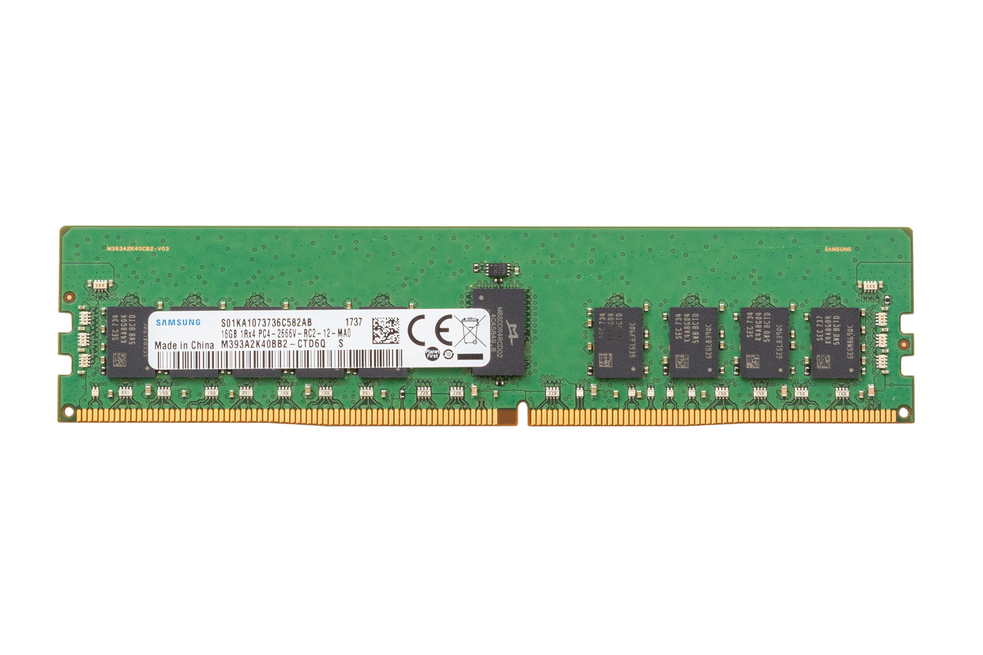 SAMSUNG RAM 16GB 2Rx8 PC4-2666V