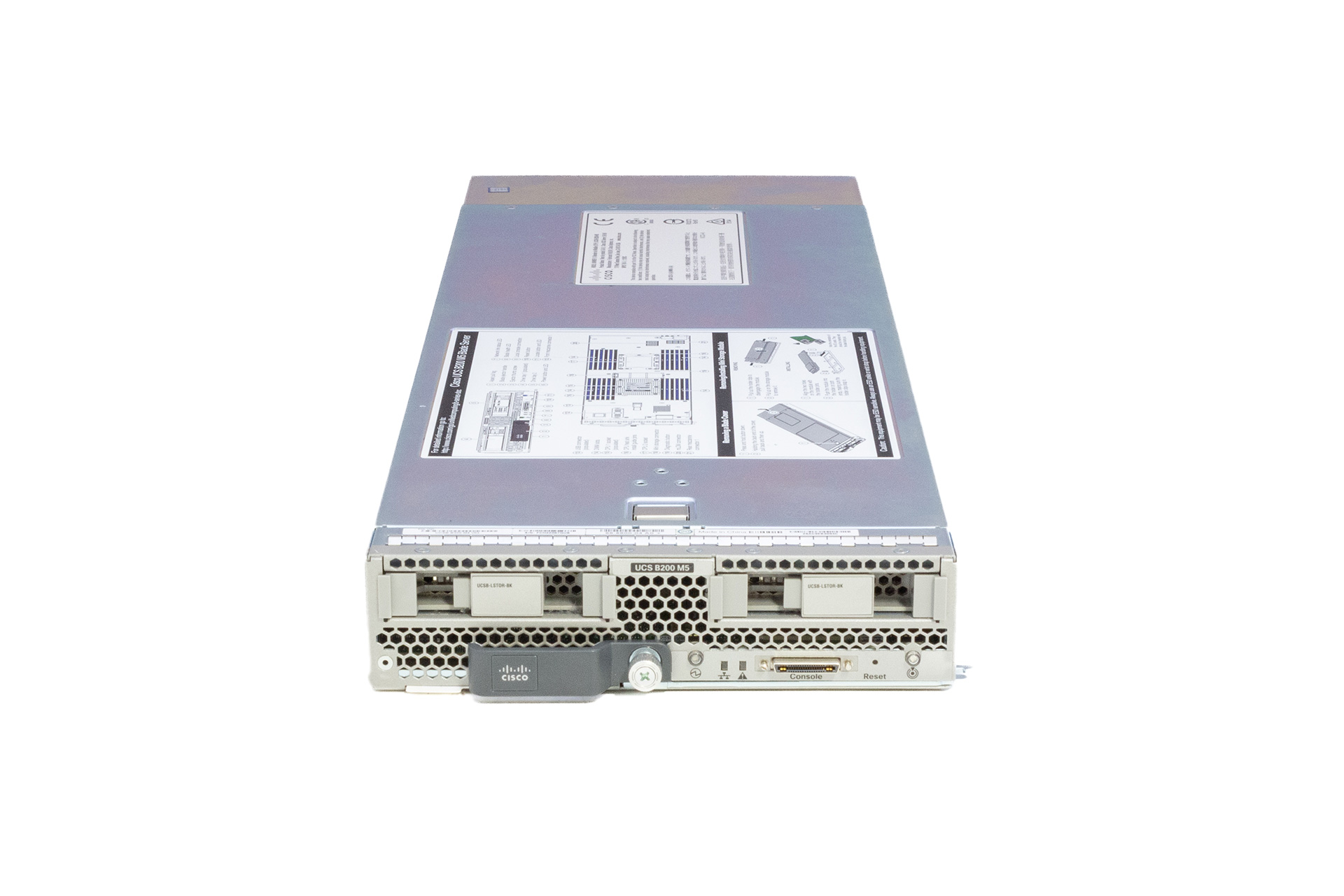 CISCO UCS B200 M5 Blade Server CTO, incl. 2x Heatsink, 1x UCSB-MLOM-40G
