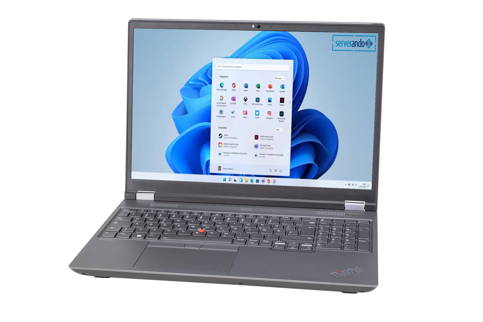 Lenovo ThinkPad P16 Gen 1, i9-12950HX 2.3 GHz 16-Core, 64GB DDR4, 1TB NVMe, 16 Zoll, Win11Pro
