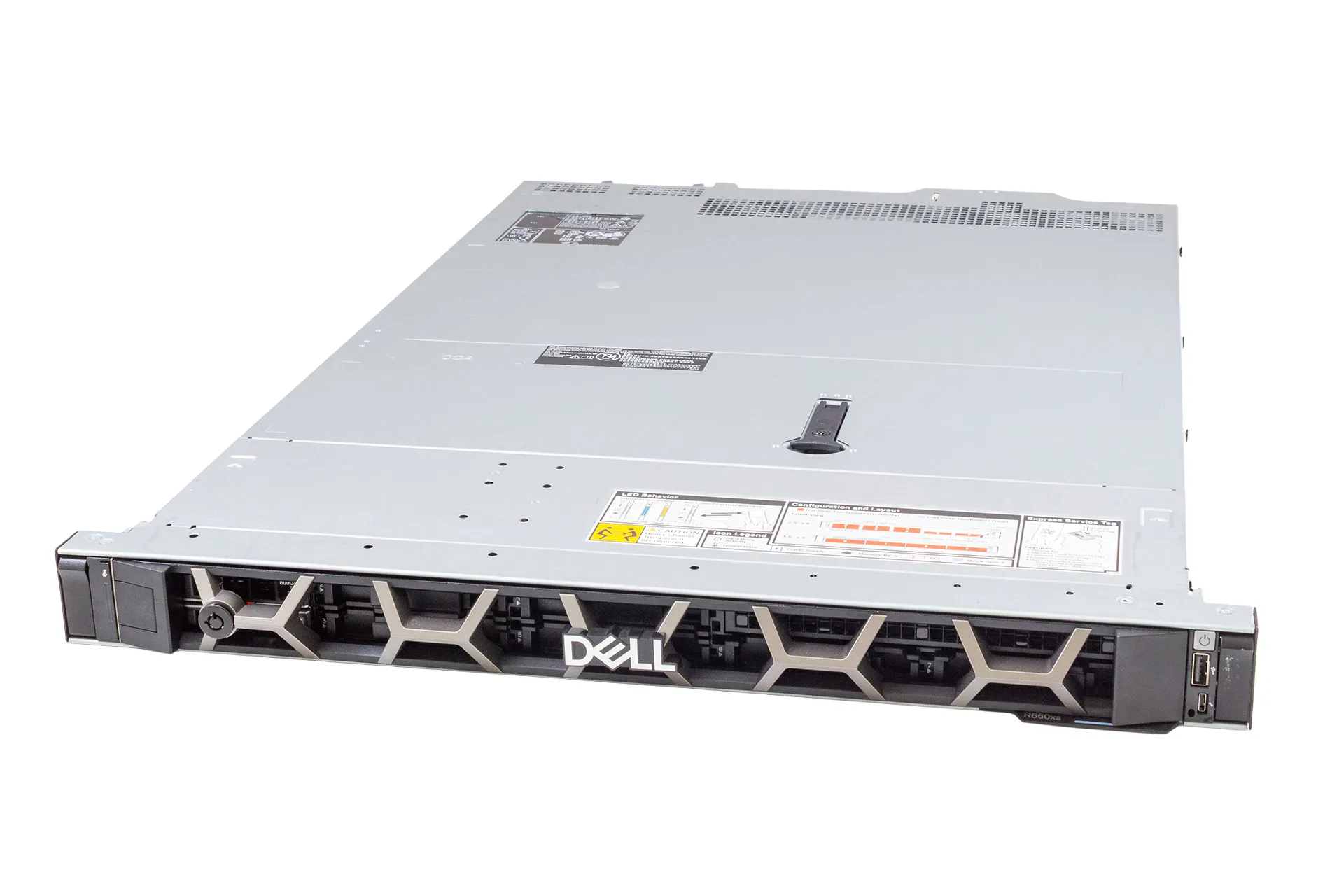 Dell PowerEdge R660xs Rack Server, 2x Gold-6442Y, 2.60GHz, 24-Core, noRAM, 8xSFF, H355 Front