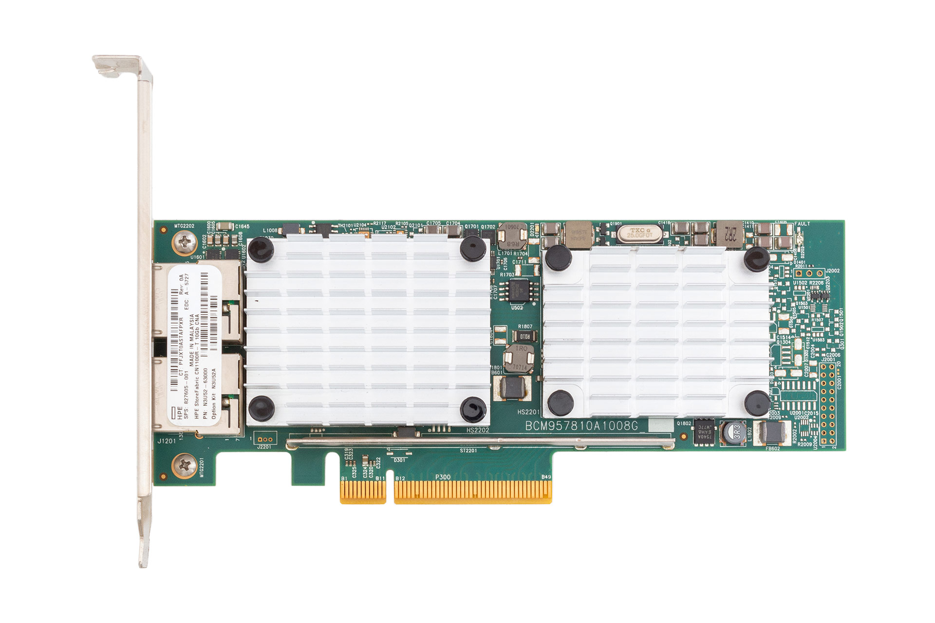 HPE NIC CN1100R StoreFabric Converged Network Adapter 2x10GbE RJ45, PCI-E DP HPE NIC CN1100R StoreFabric Converged Network Adapter 2x10GbE RJ45, PCI-E DP