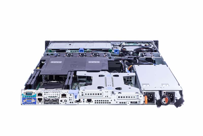 DELL R430, 2x E5-2630v3@2.40GHz, 8-Core, 8GB PC4-2133P (1x8), 8xSFF, PERC H330mini, 2x550W